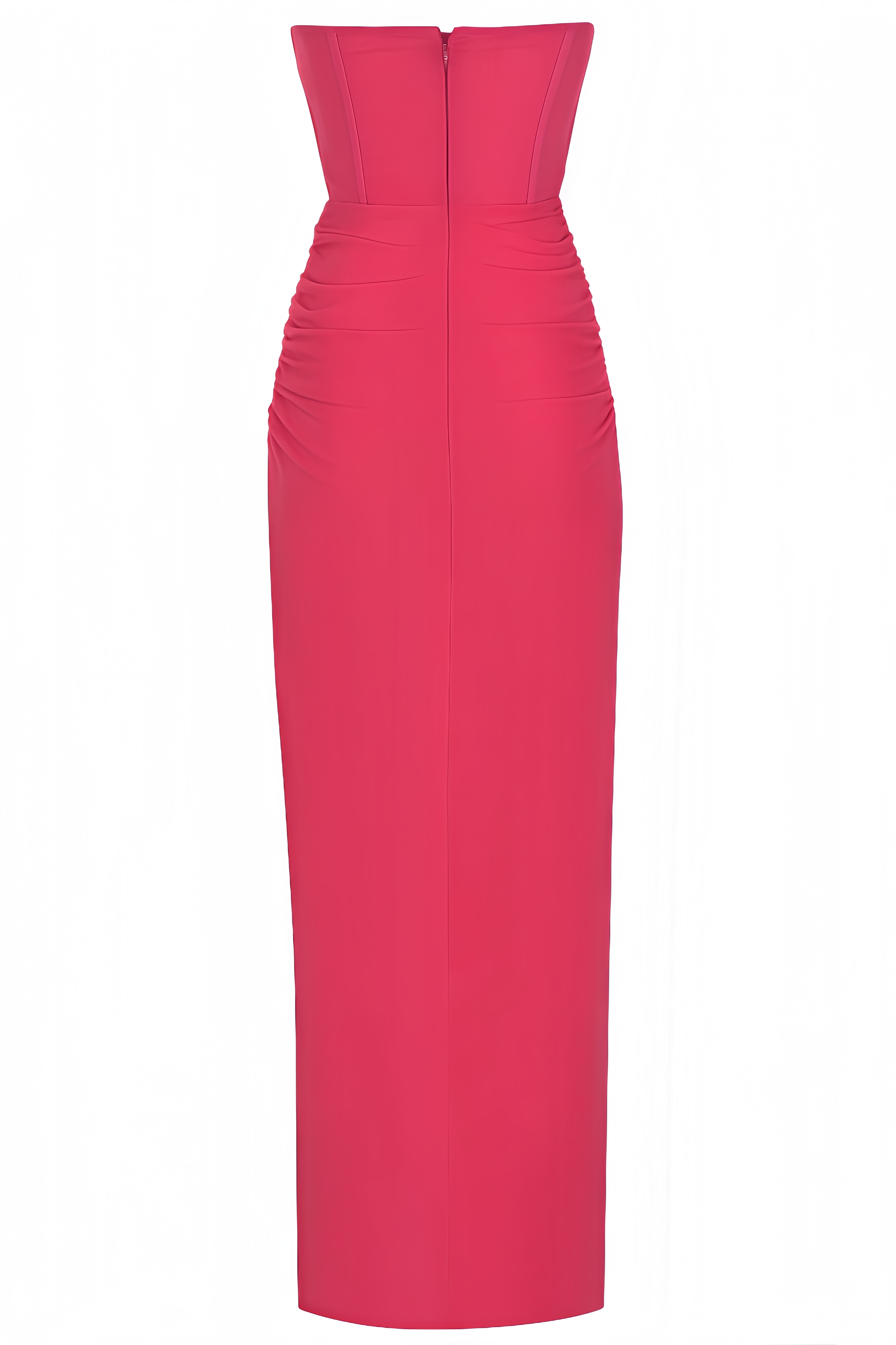 Oana Strapless Slit Maxi Dress