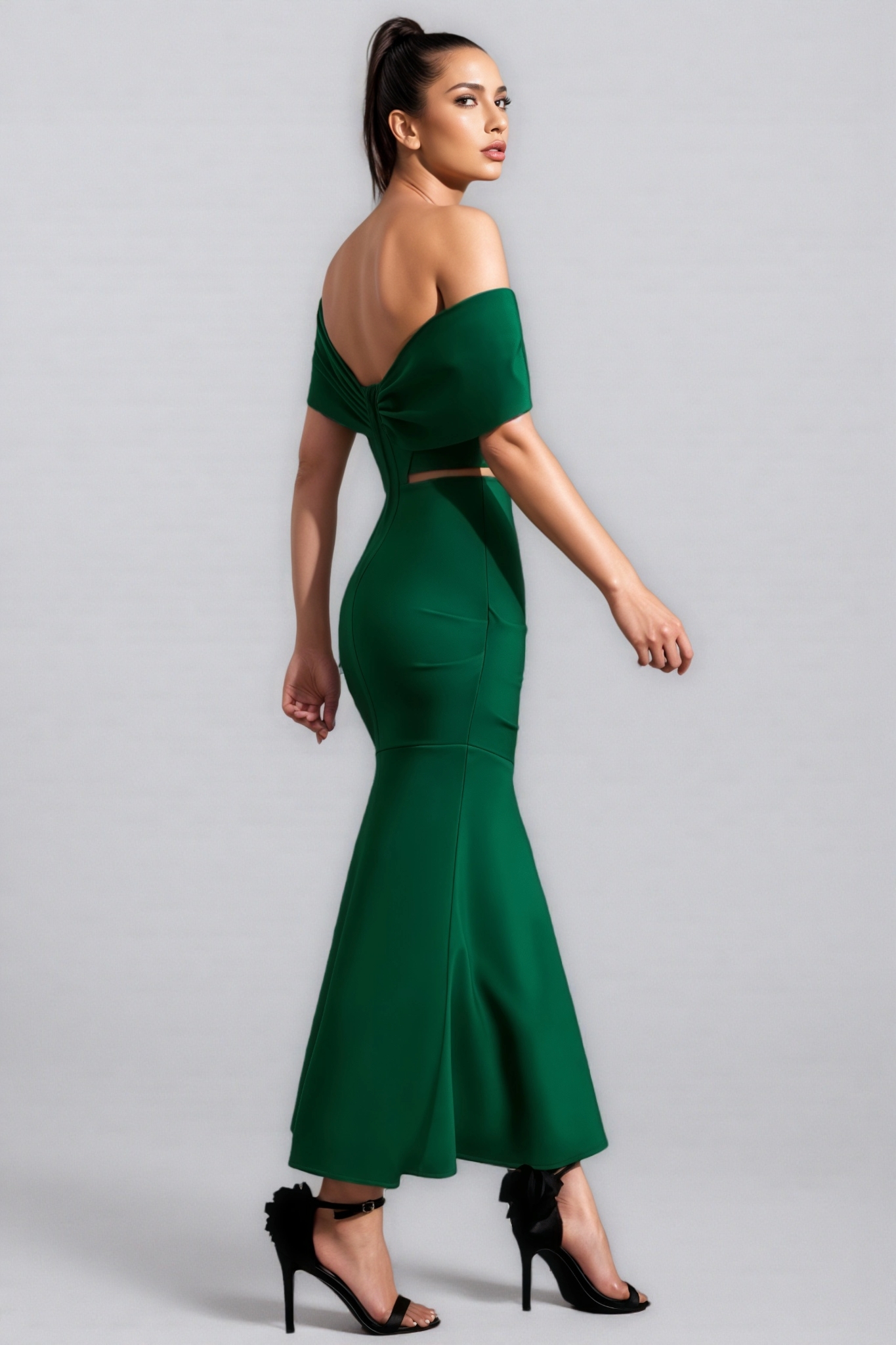 Turey Strapless Cut Out Maxi Dress