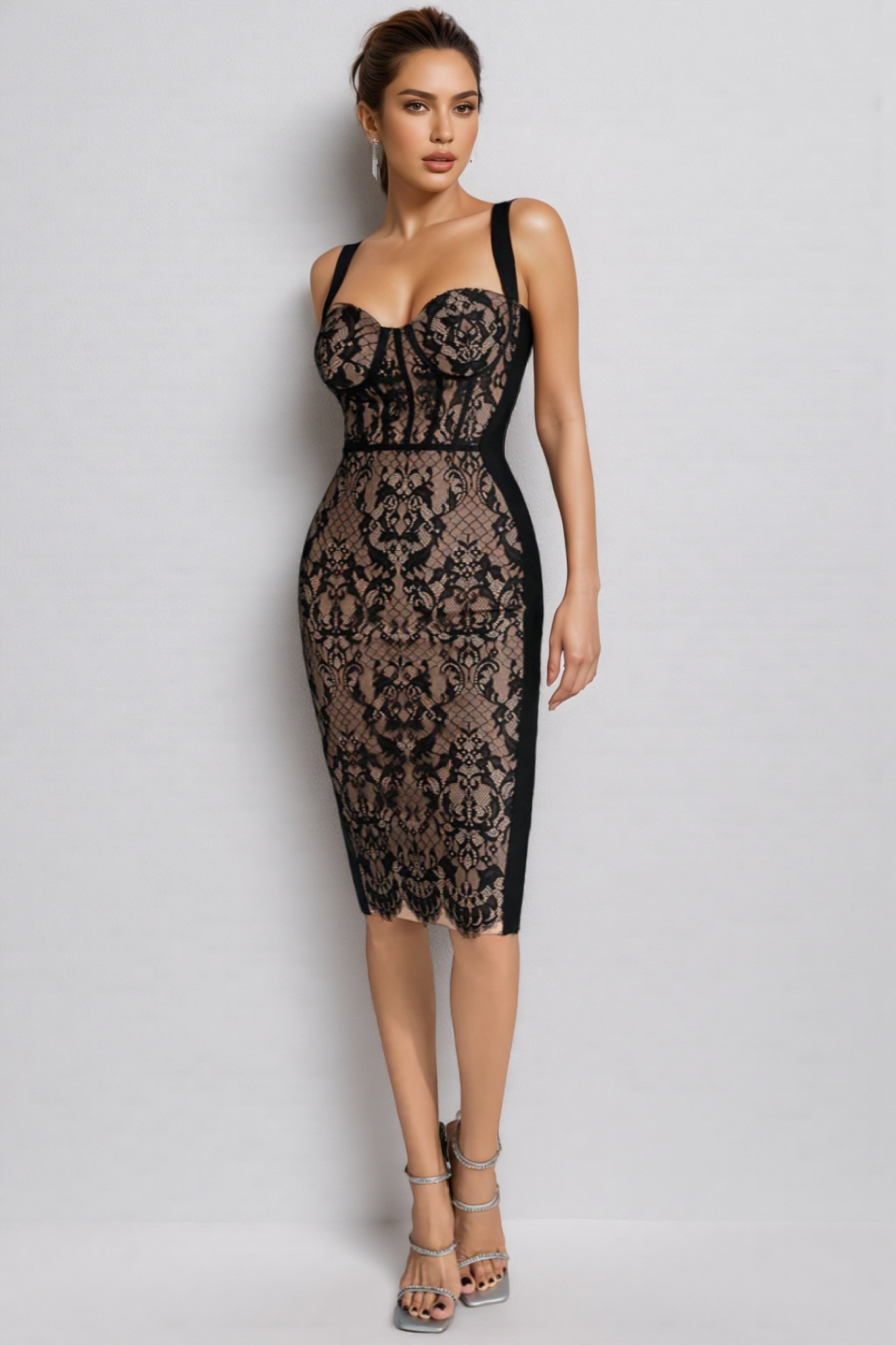 Florian Lace Midi Dress