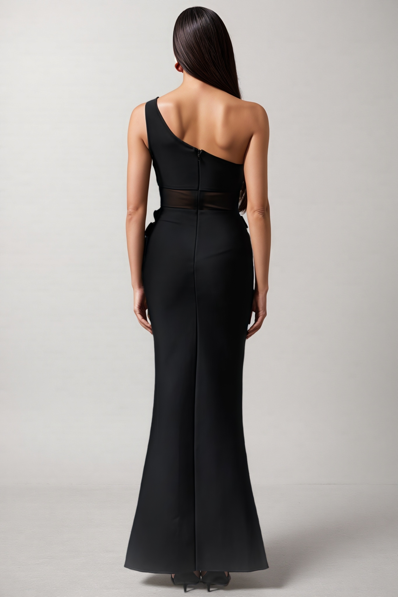 Revits Diamond Flowers Bandage Maxi Dress