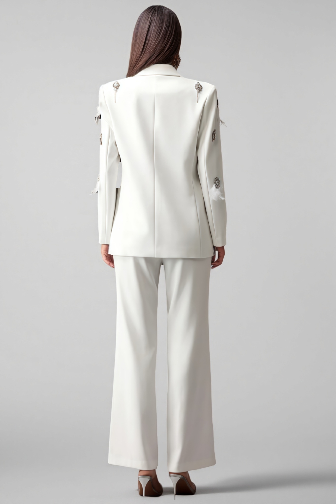 Enrild Diamond Feather Suit Set