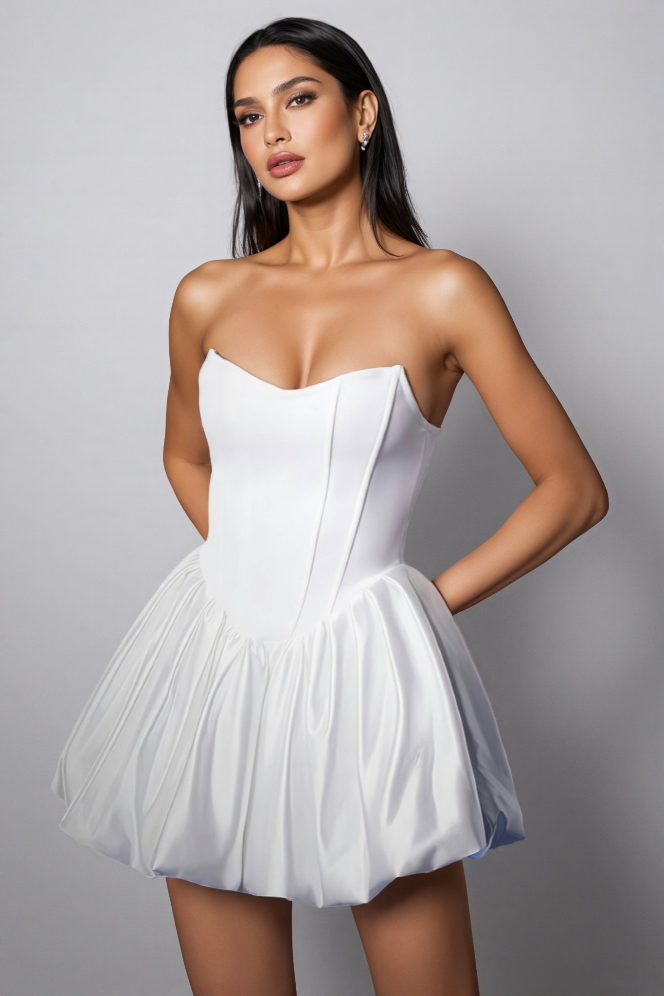 Tamsilt Strapless Bandage Mini Dress