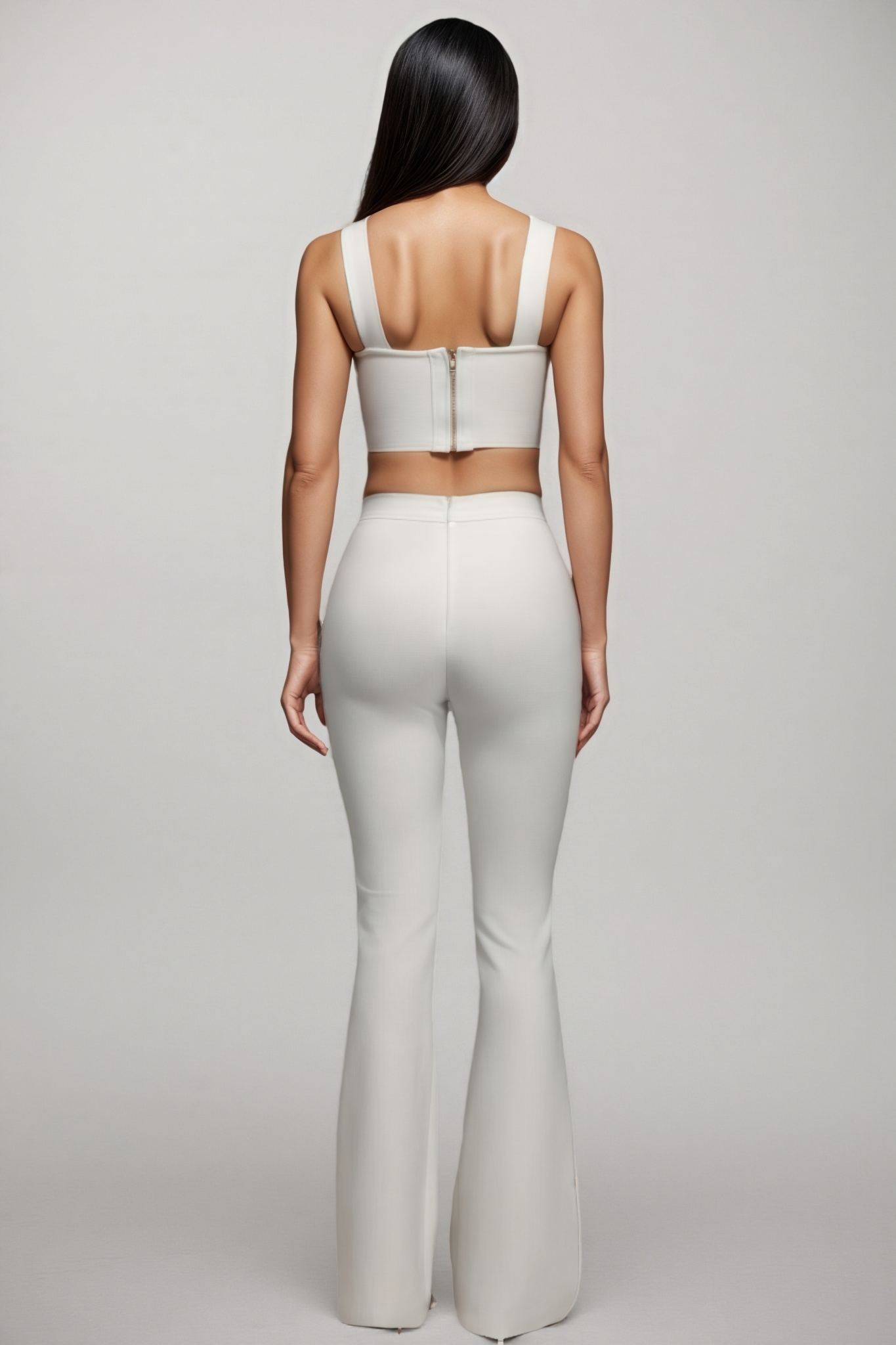 Peyton Sleeveless Hollow Out Concatenate Bandage Two Piece Set