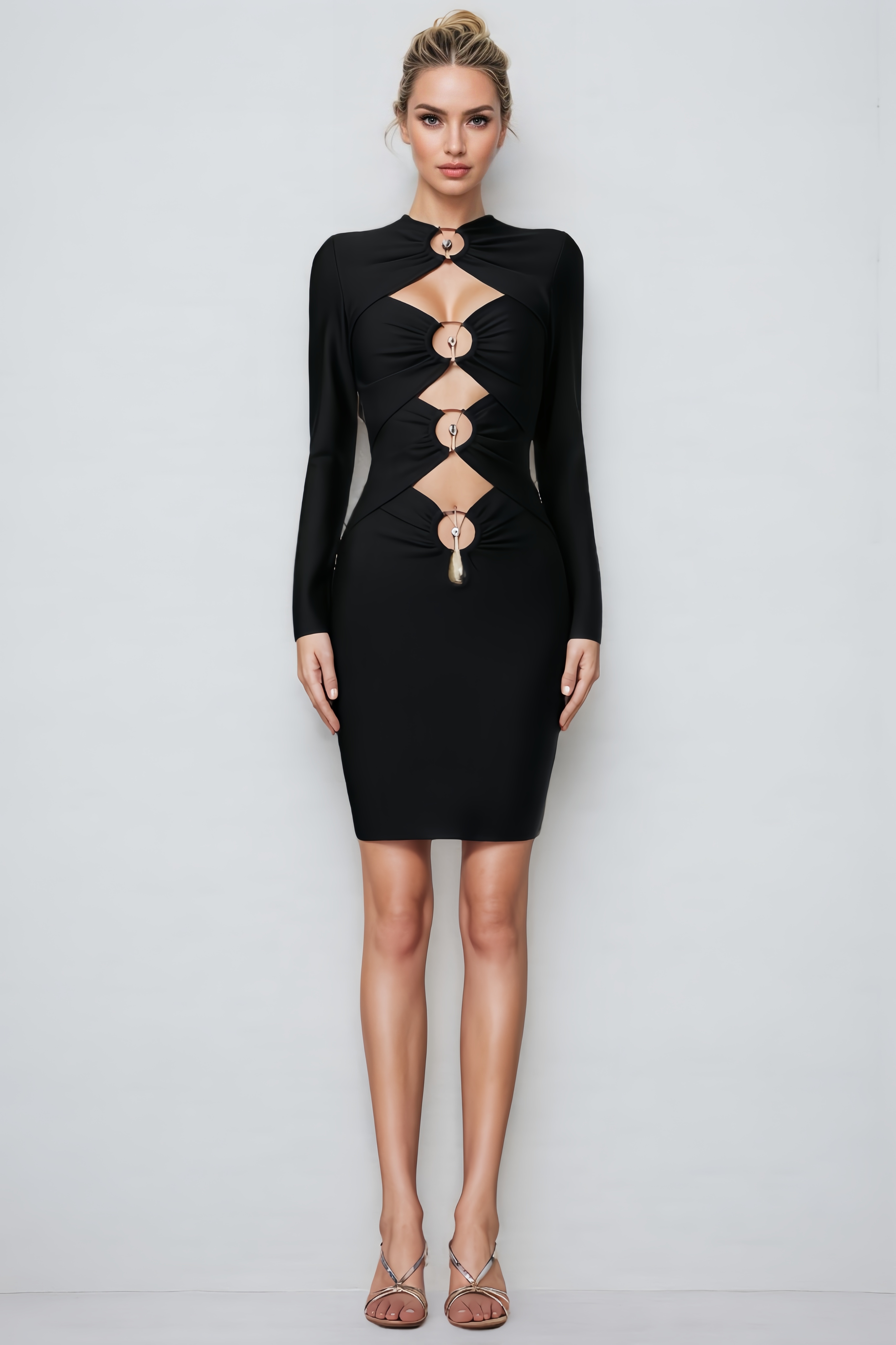 Cato Long Sleeve Bandage Mini Dress