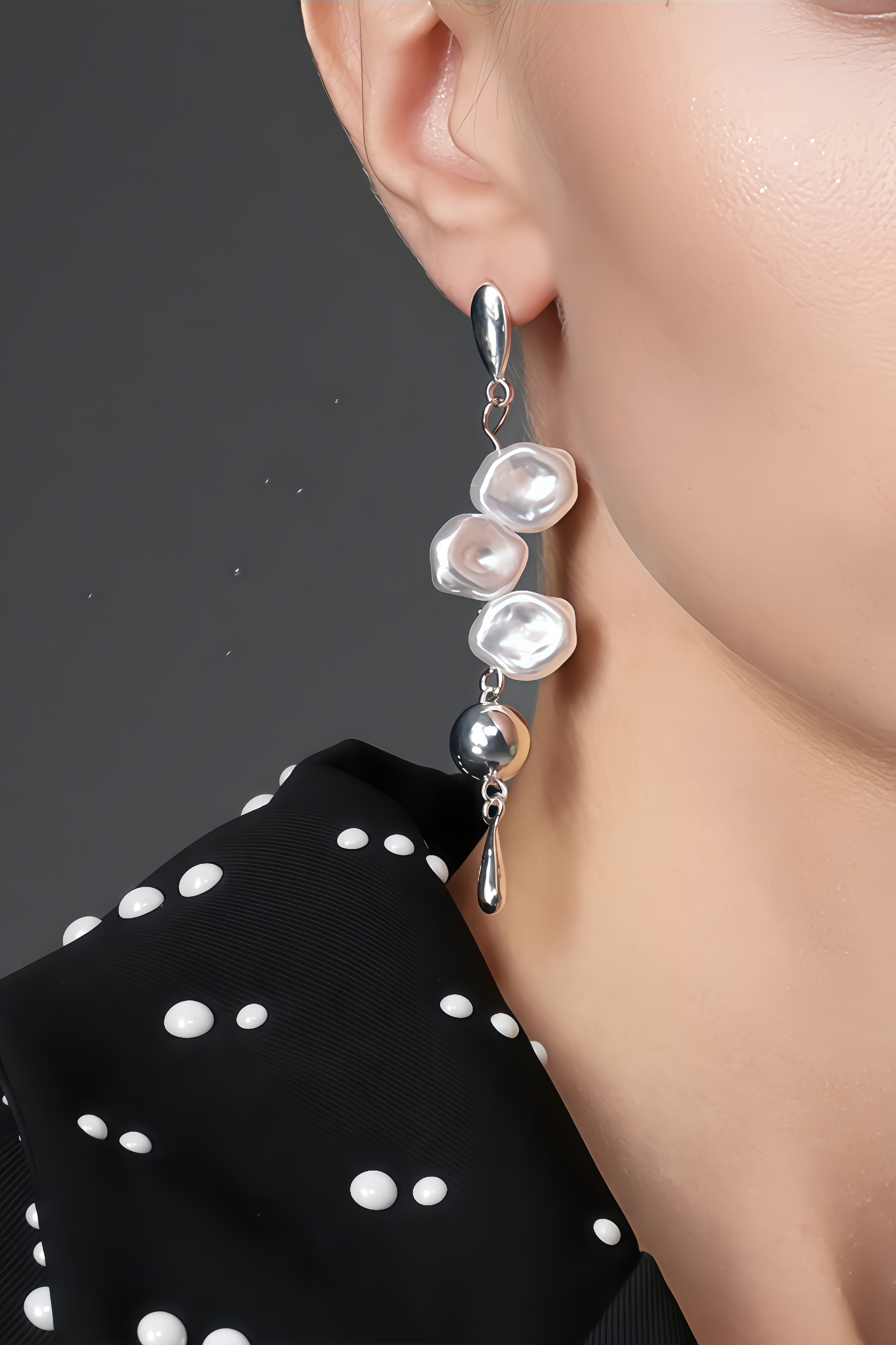 Astrid Irregular Droplet Earrings