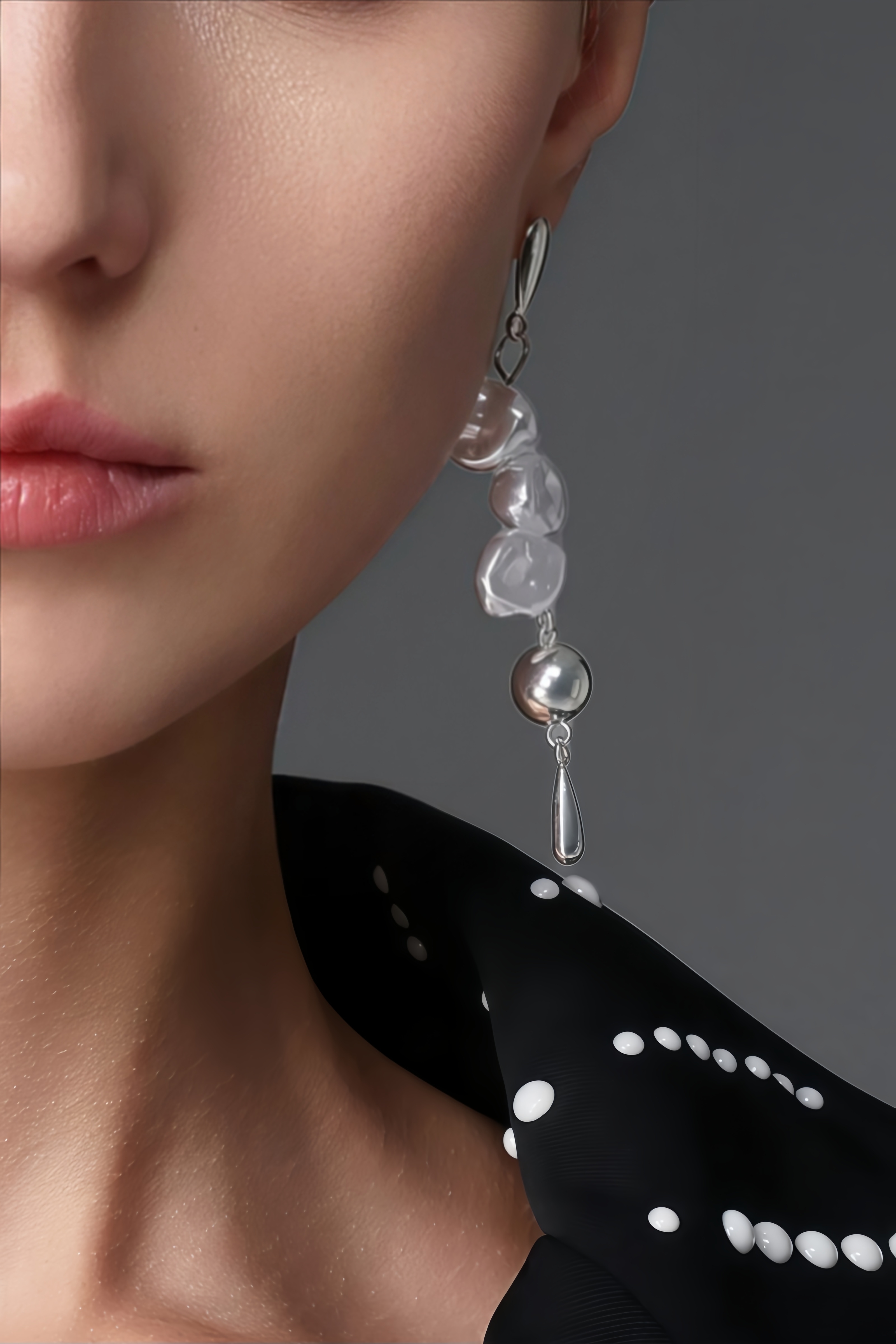 Astrid Irregular Droplet Earrings
