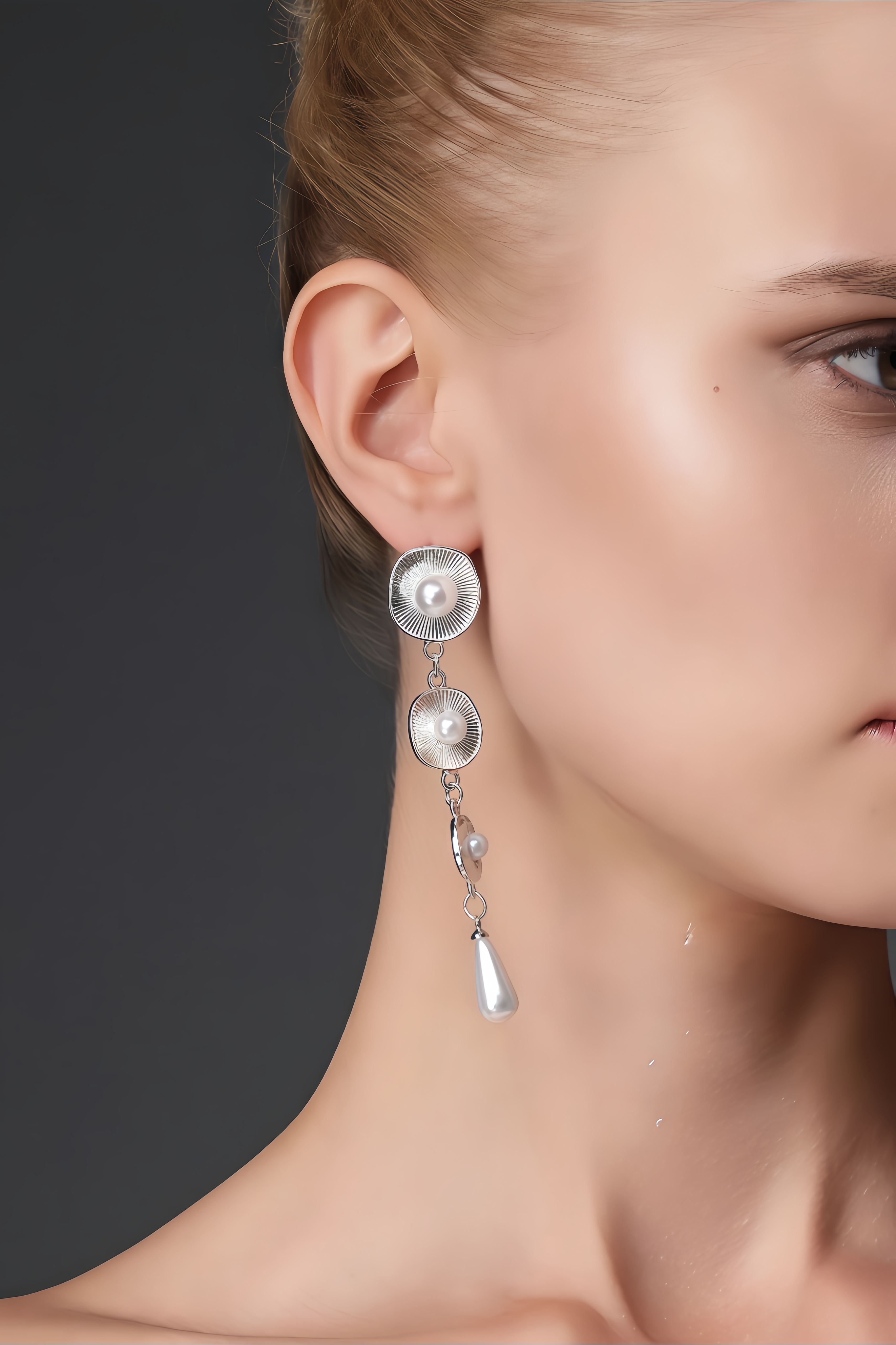 Eero Pearl Teardrop Earrings