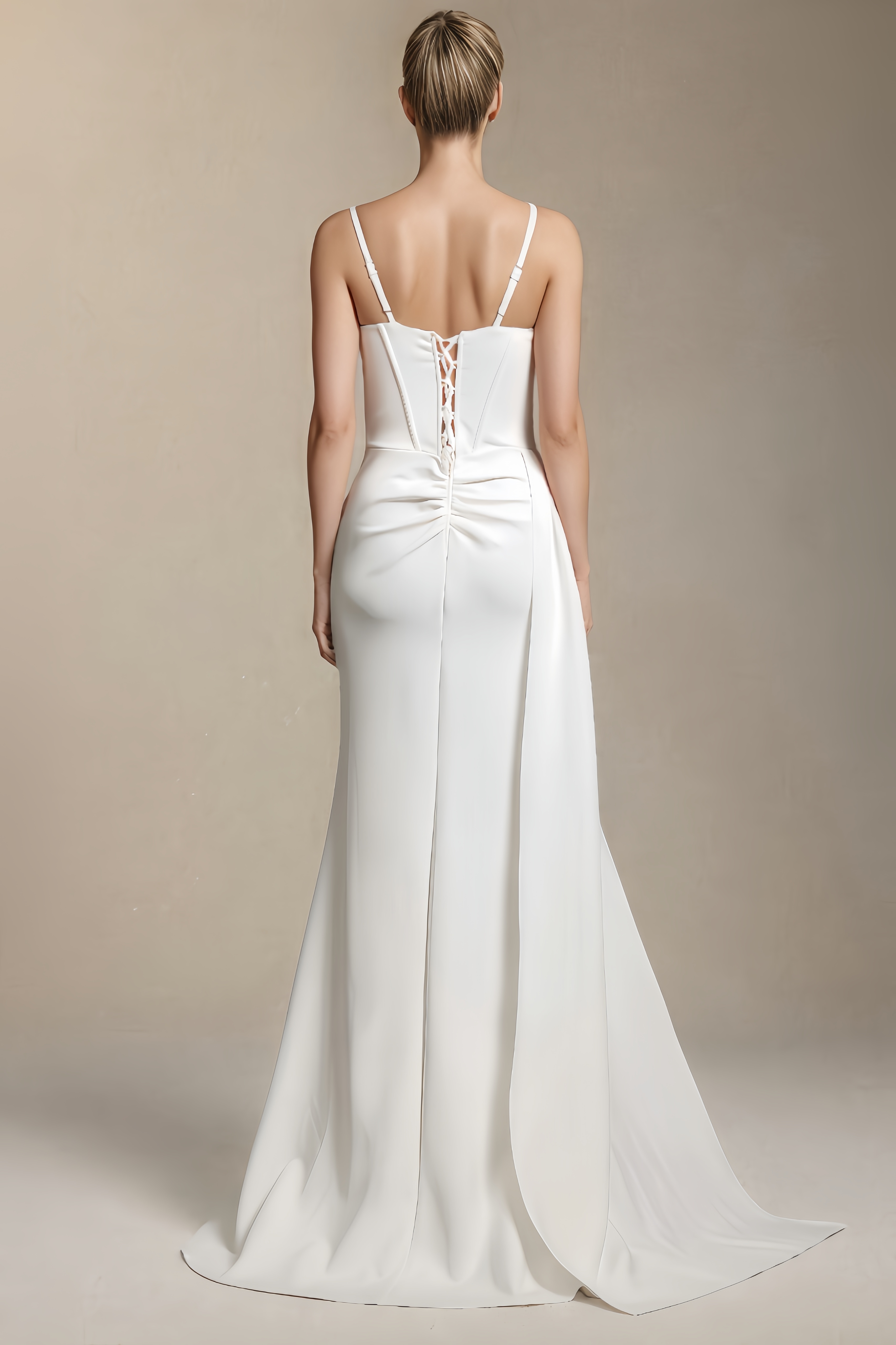 Bellke V-Neck Rhinestone Maxi Dress