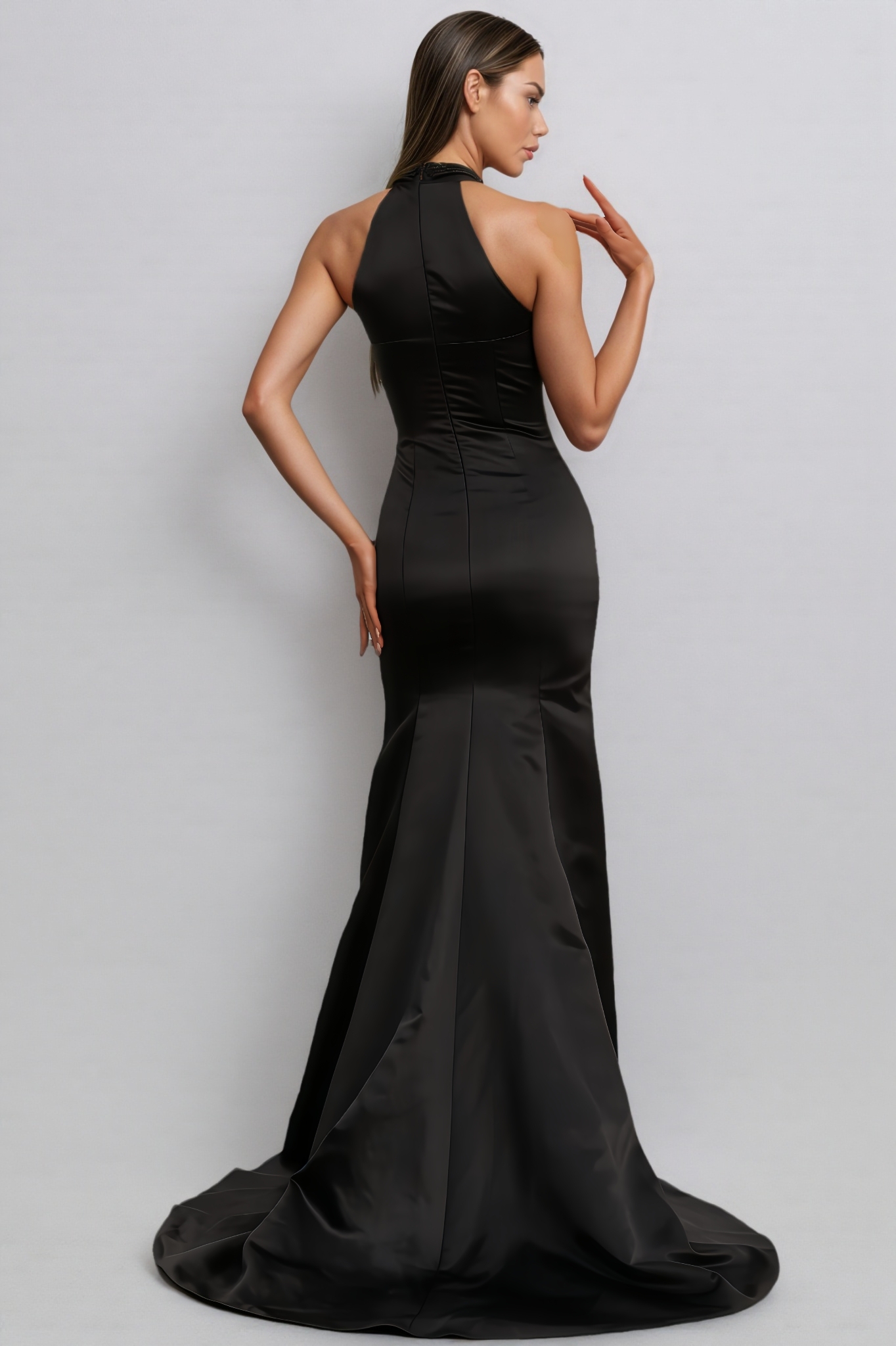 Vori Beaded Mermaid Maxi Dress