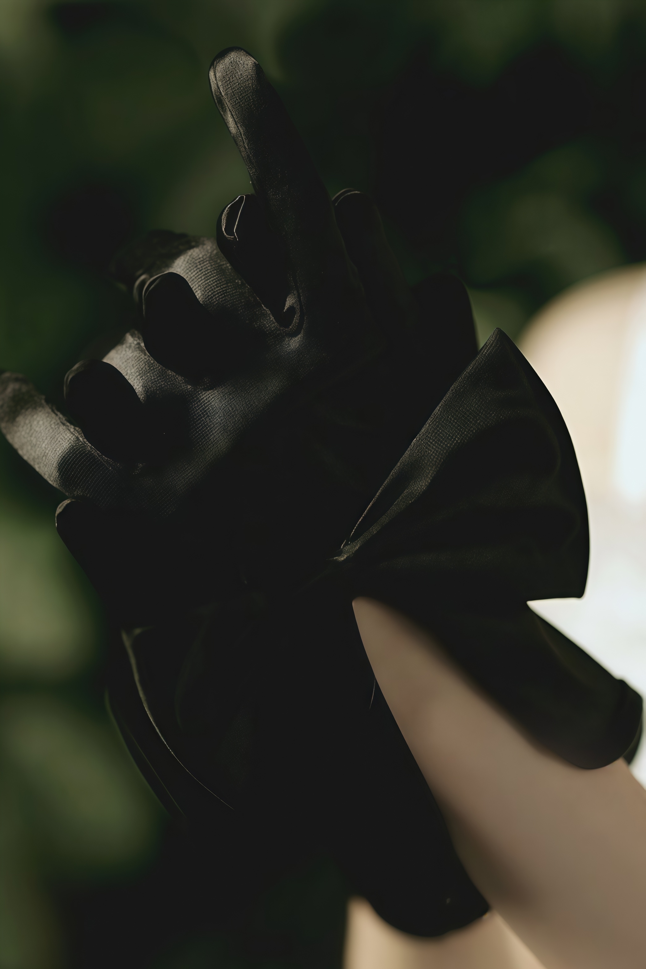 Garilt Black Bow Gloves