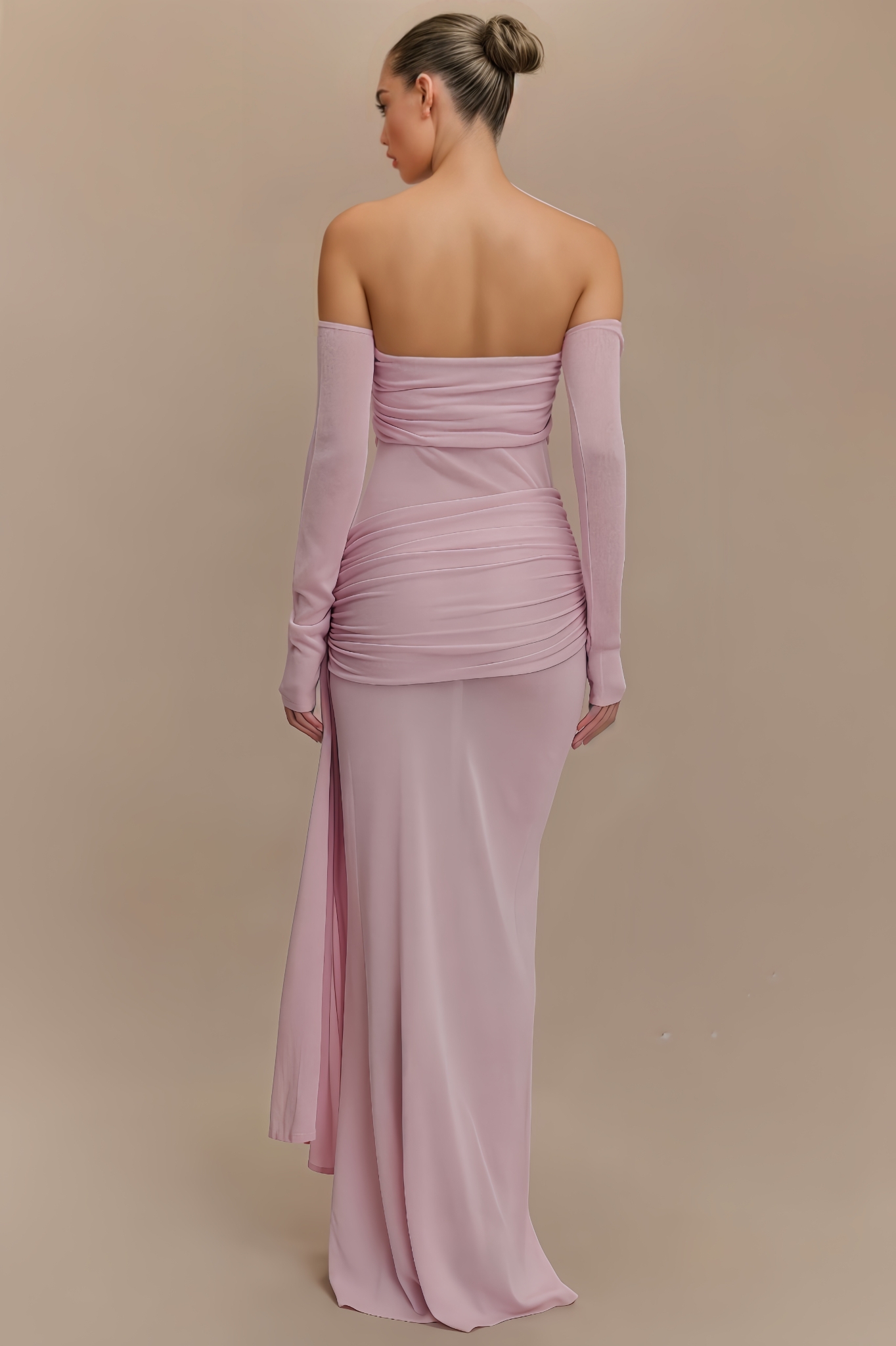 Adwert Metallic Knit Maxi Dress