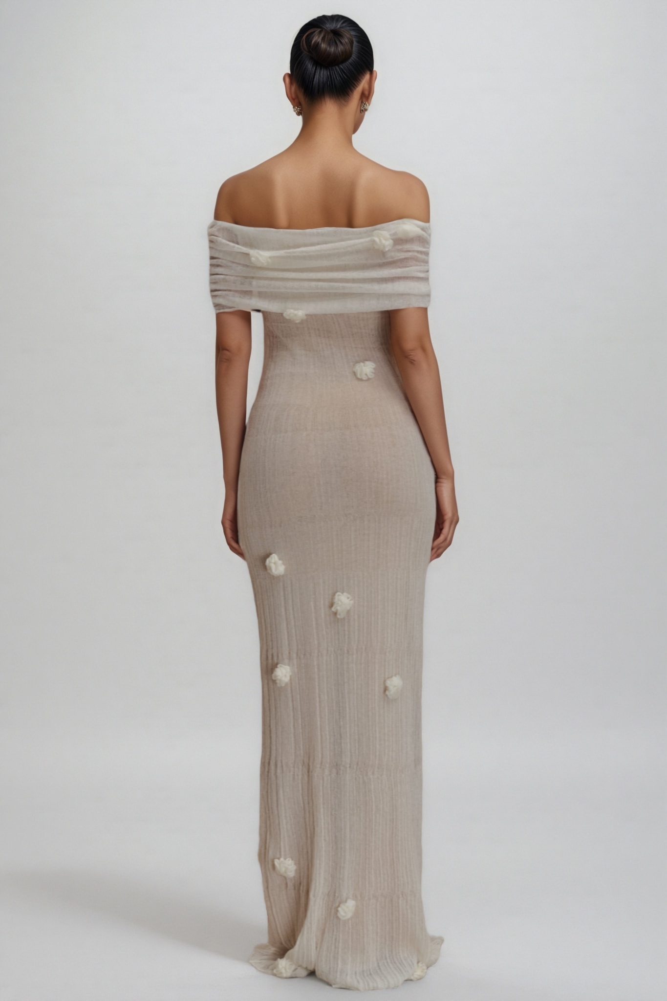 Quirina Orchid Knit Maxi Dress