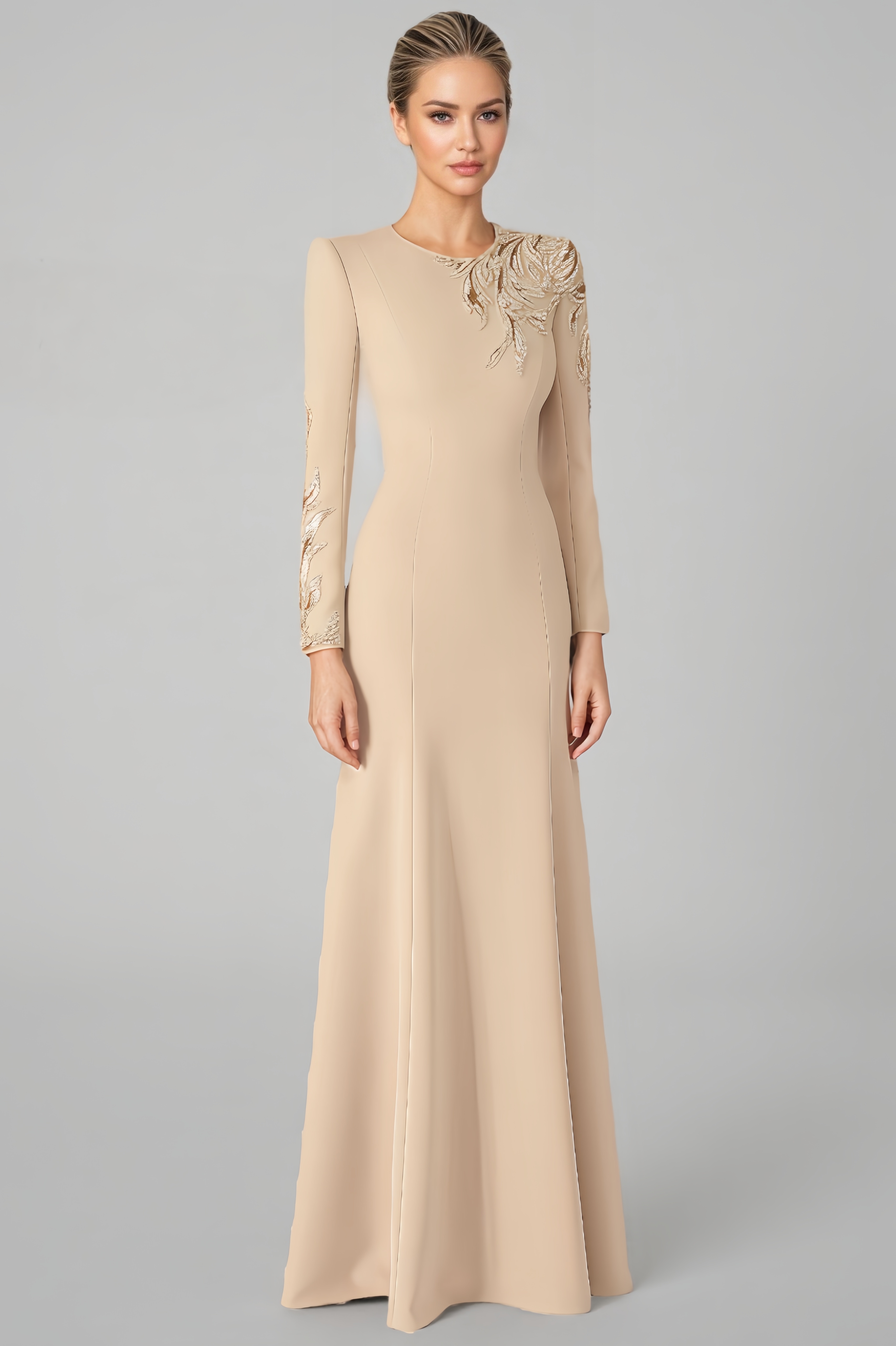 Calissa Sequin-Embellished Maxi Dress