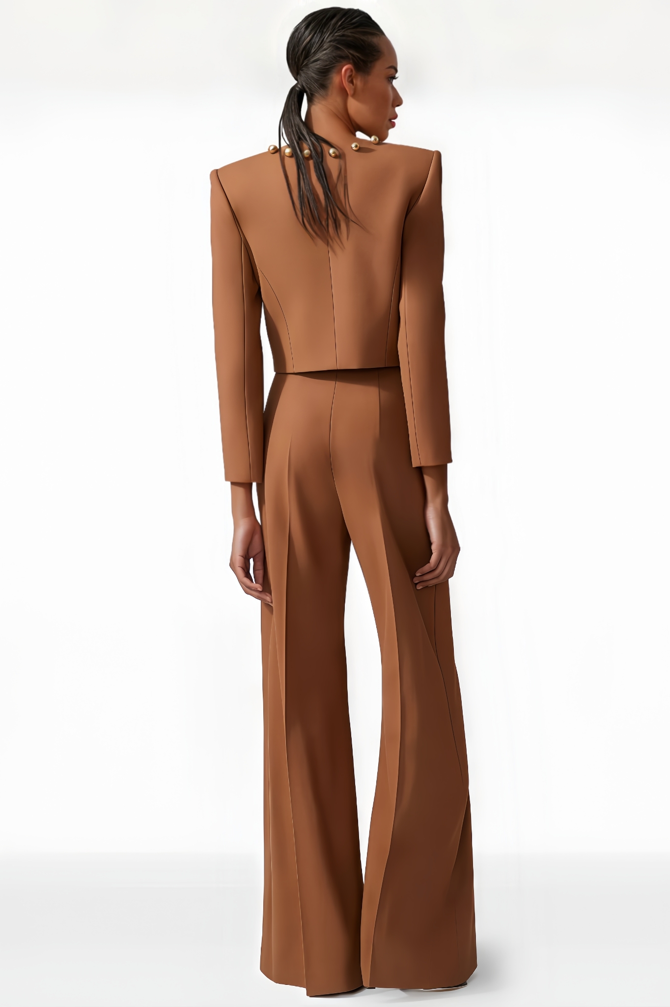 Short Jacket And Trousers Set