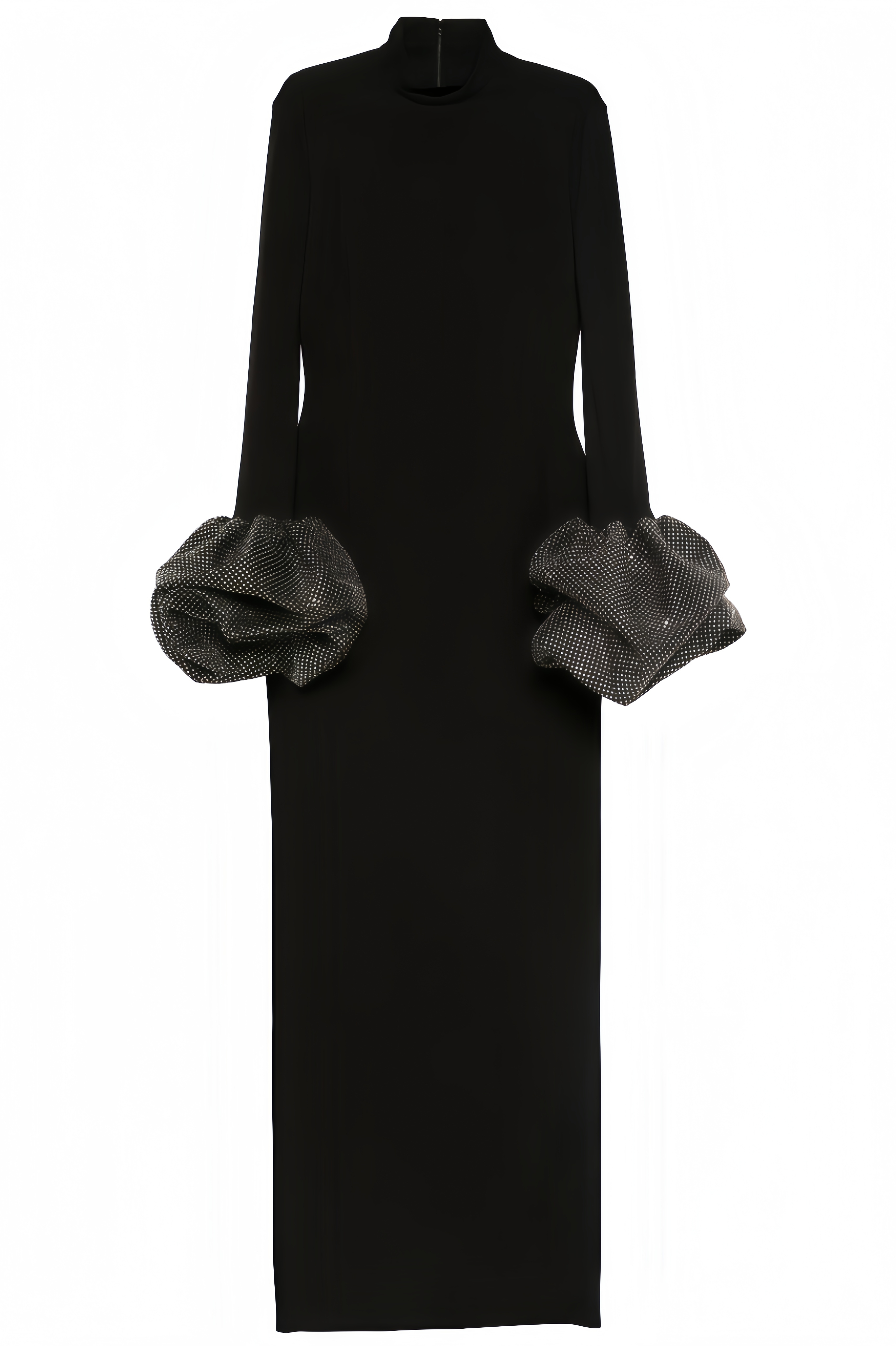 High-Neck Maxi Dress