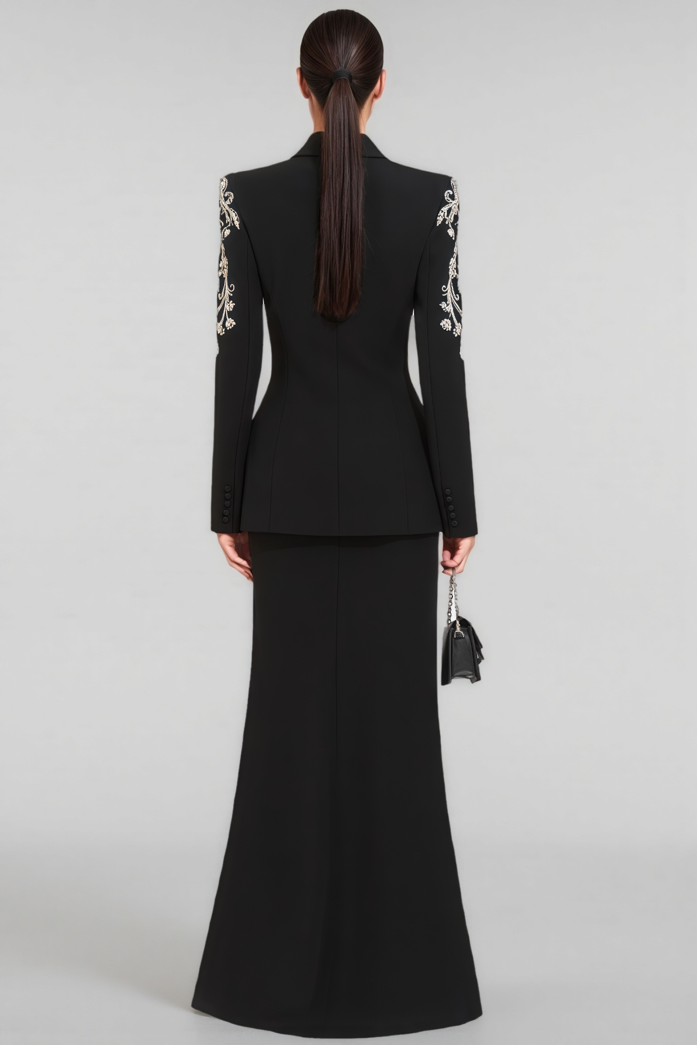 Austin Diamond Studded Maxi Dress Set