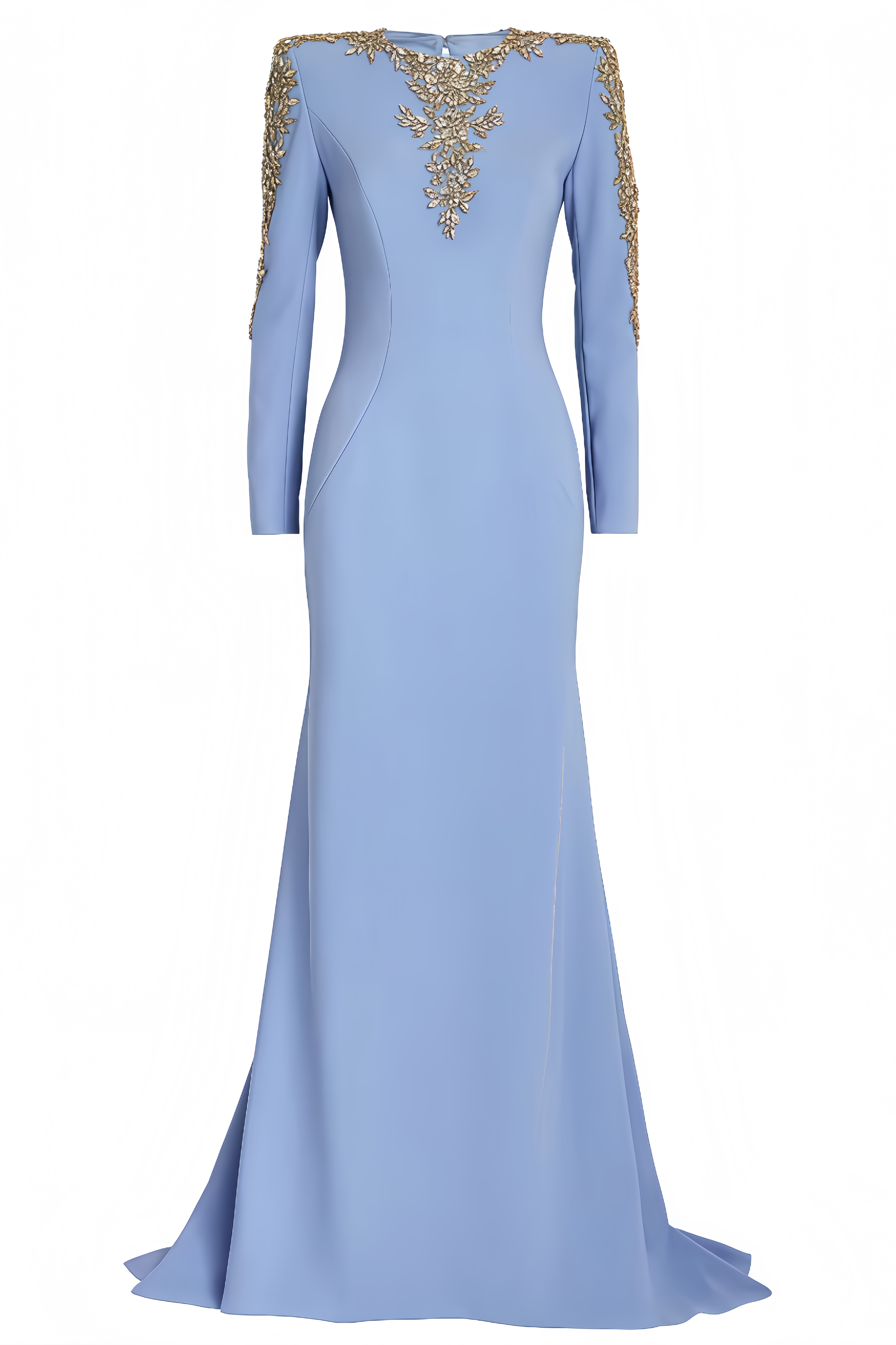 Yamaly Sequin-Trimmed Maxi Dress