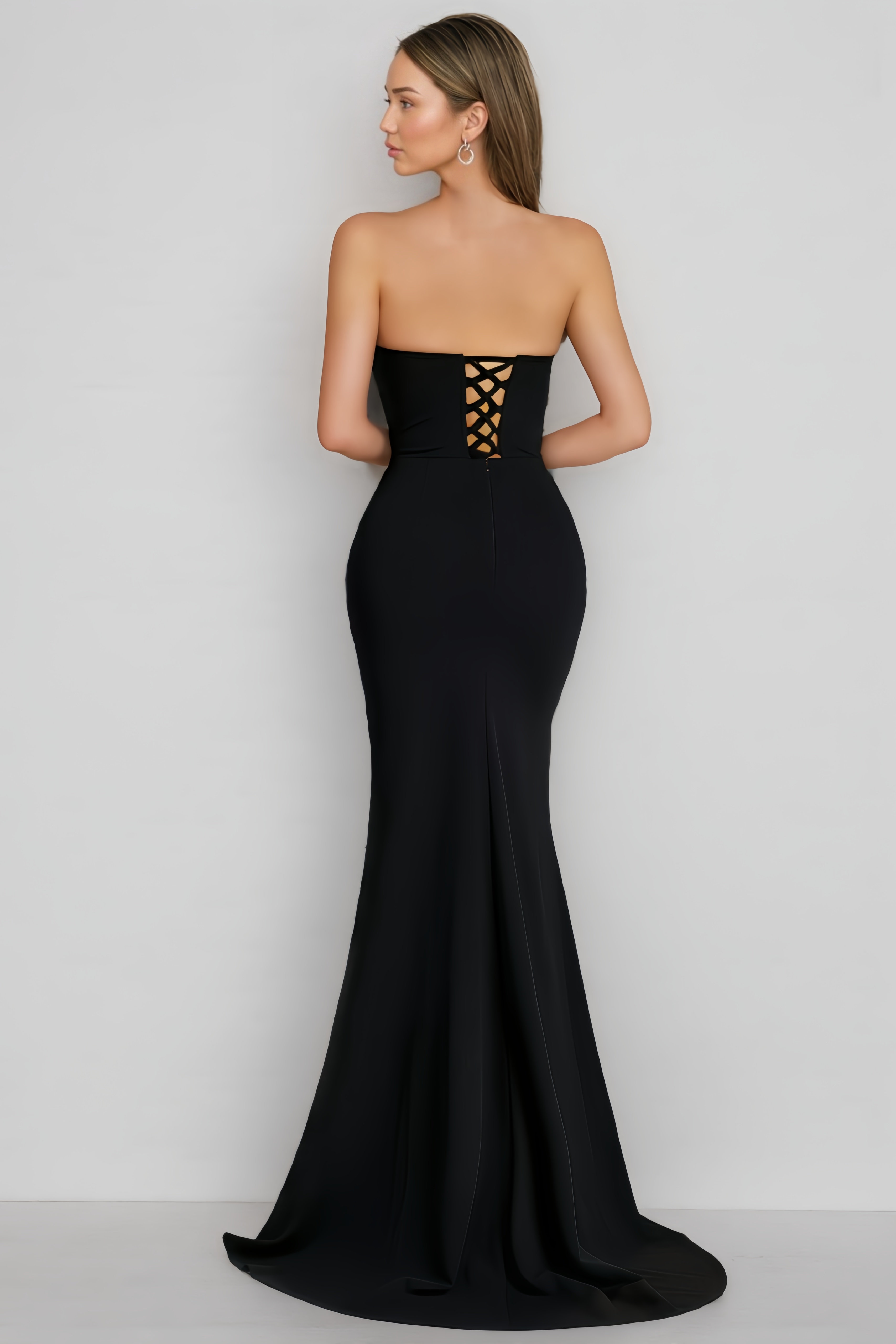 Rosel Strapless Sequin Maxi Dress