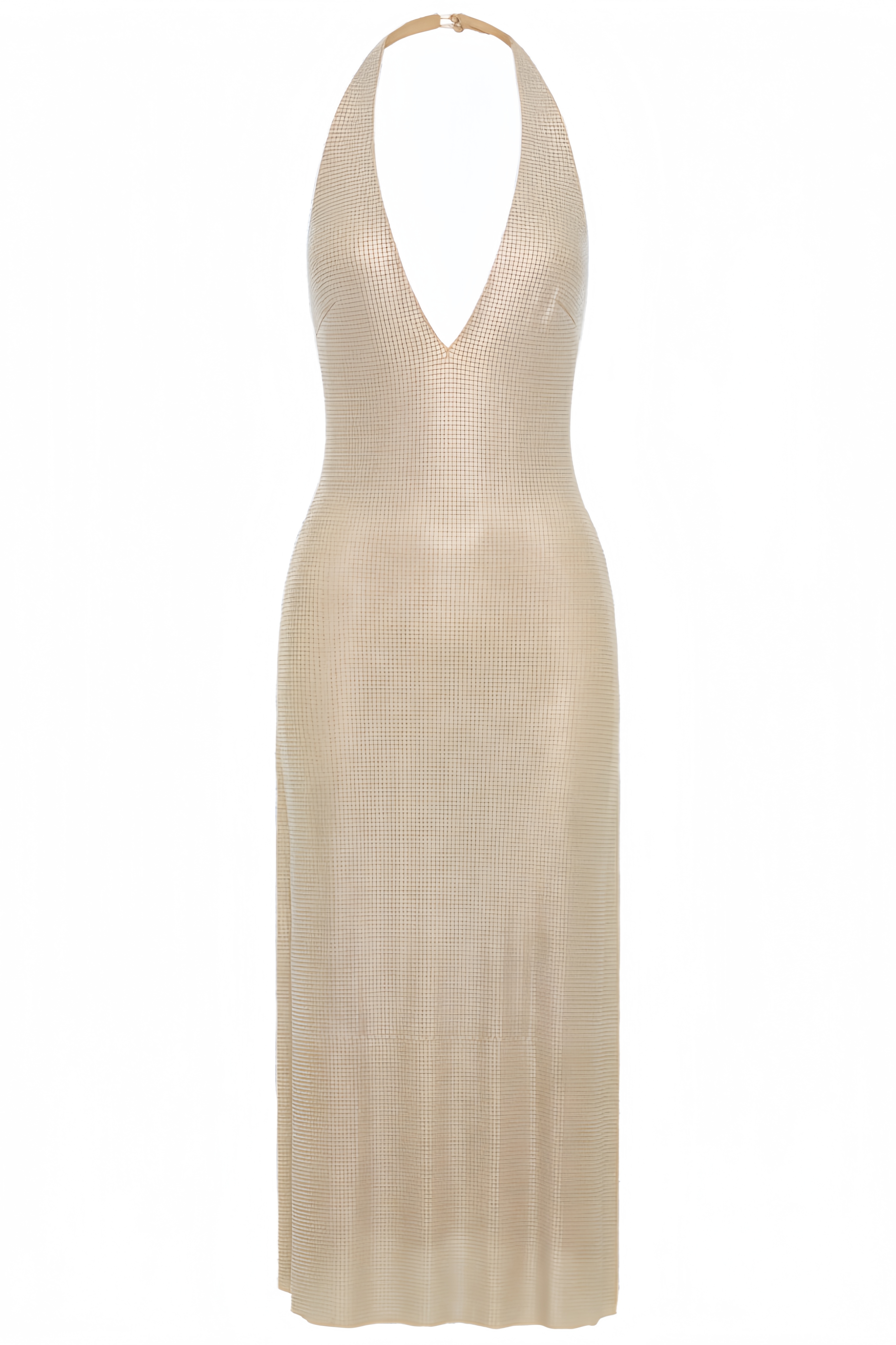 Taure Diamante Halter Midi Dress