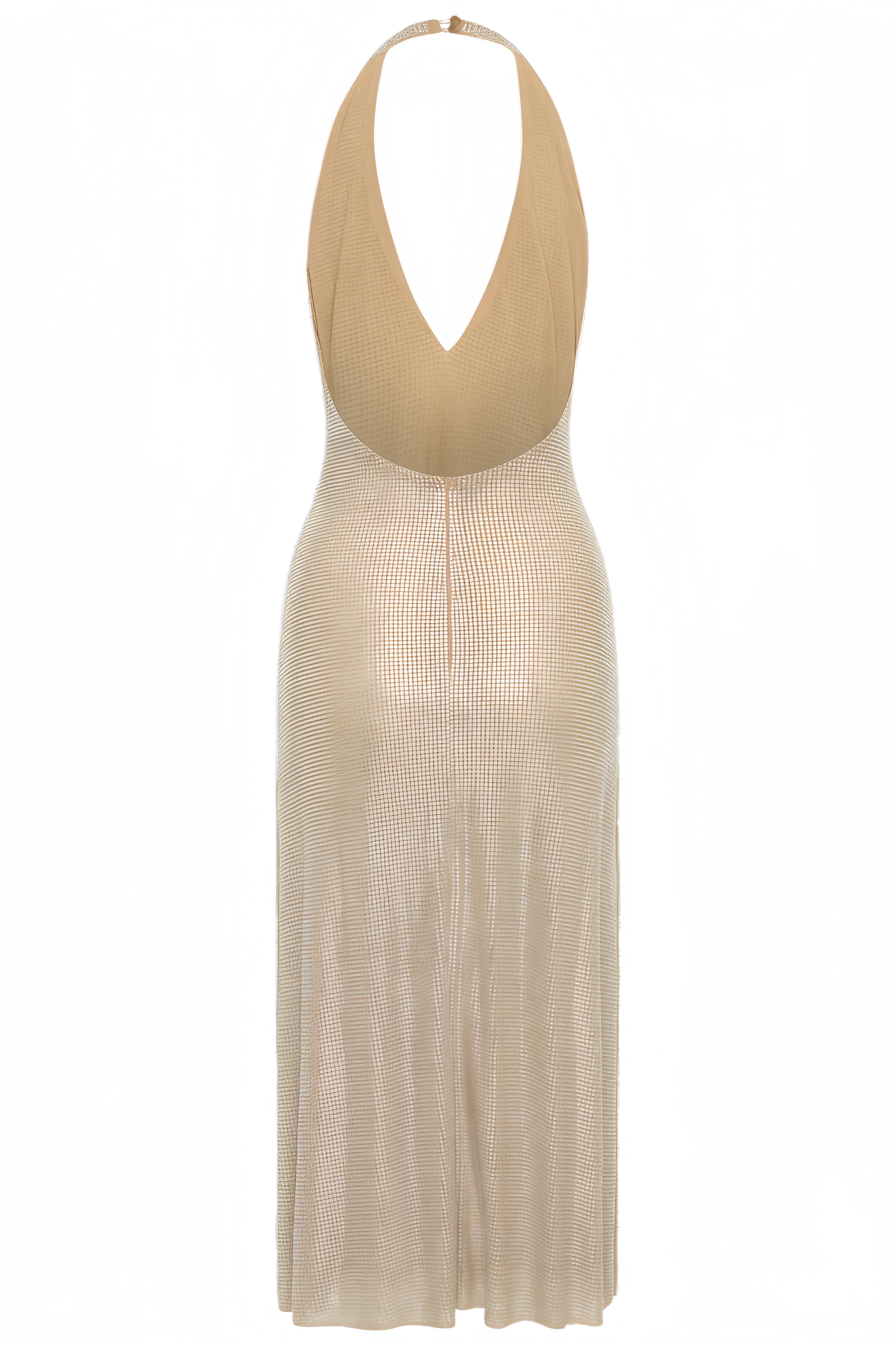 Taure Diamante Halter Midi Dress