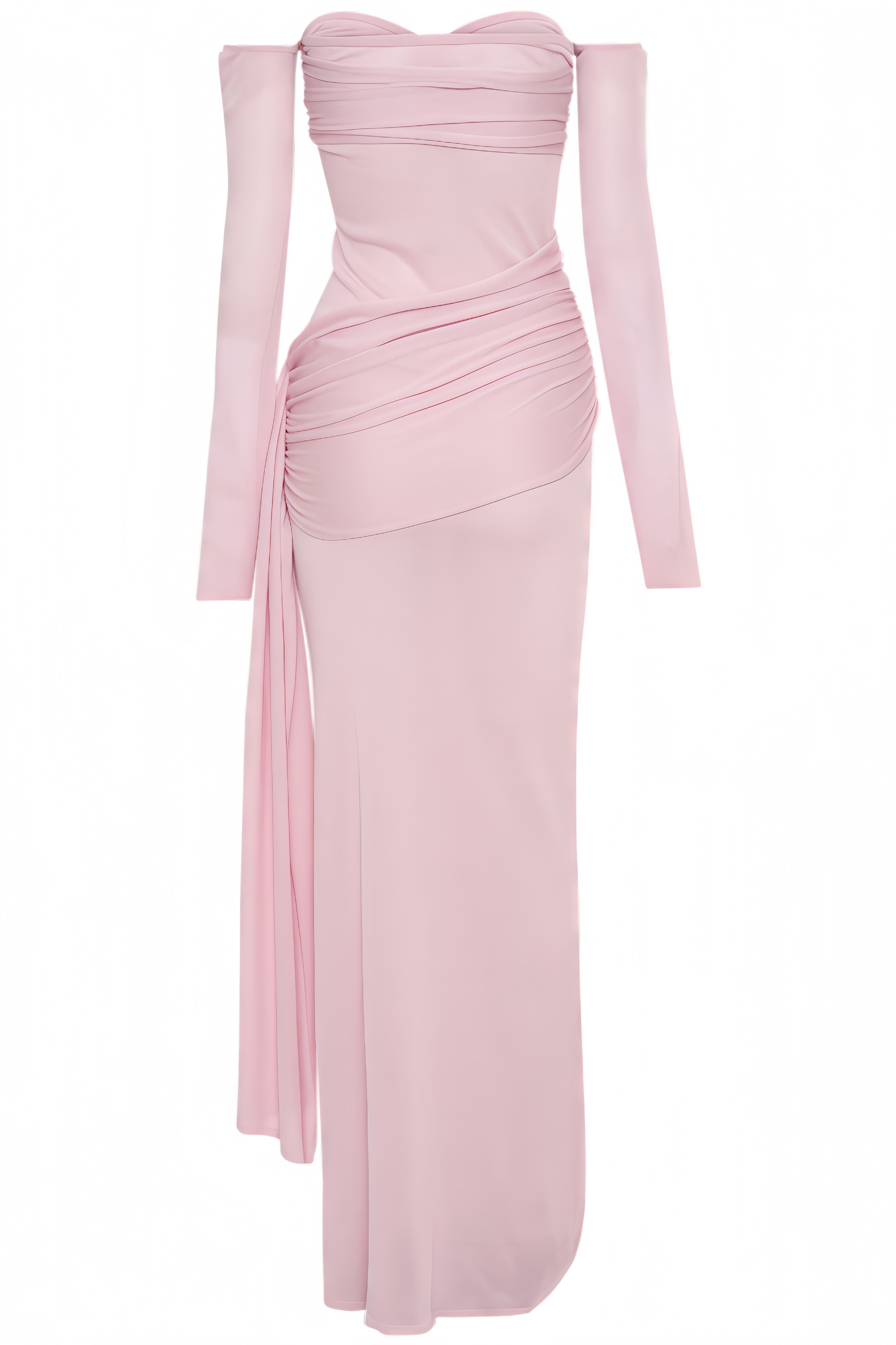 Adwert Metallic Knit Maxi Dress