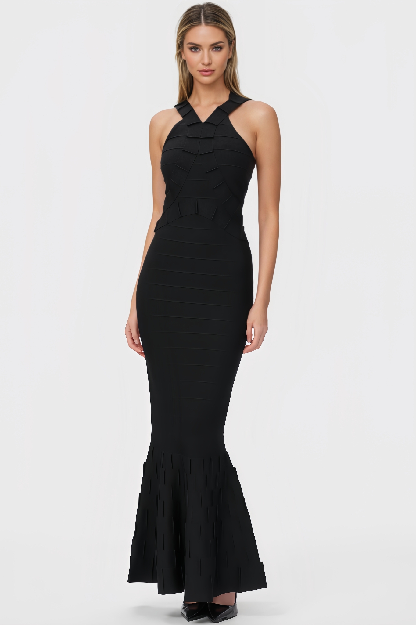 Yonce Sleeveless Bandage Maxi Dress