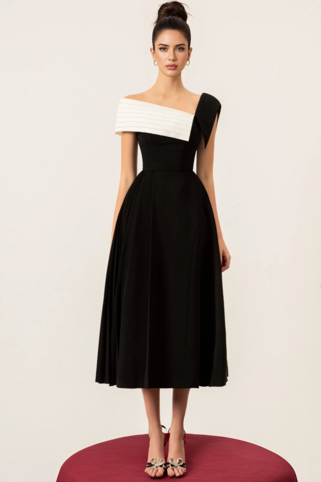 Xylo Off-shoulder Midi Dress