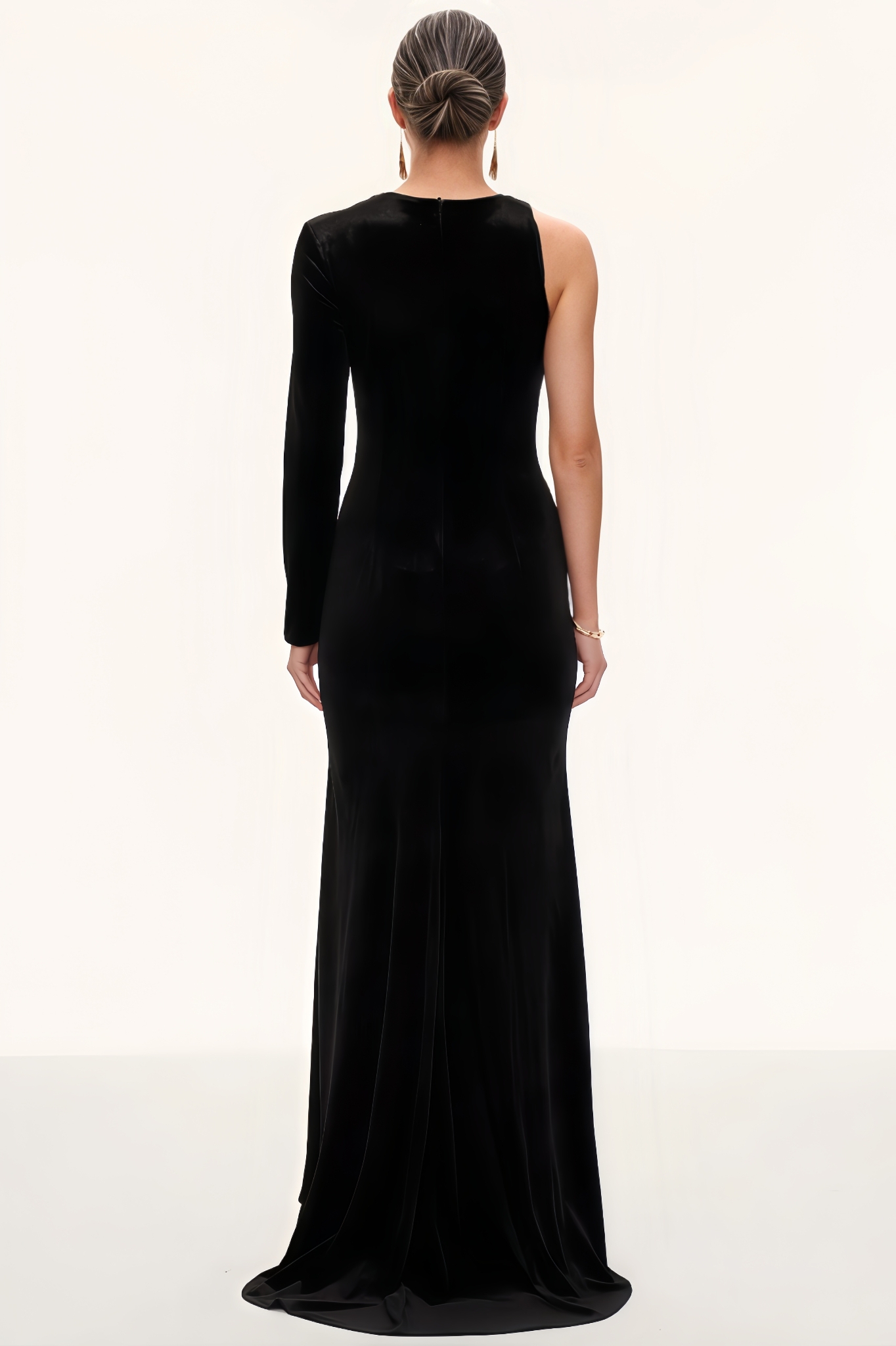 Kylat Asymmetric Bow Split Maxi Dress