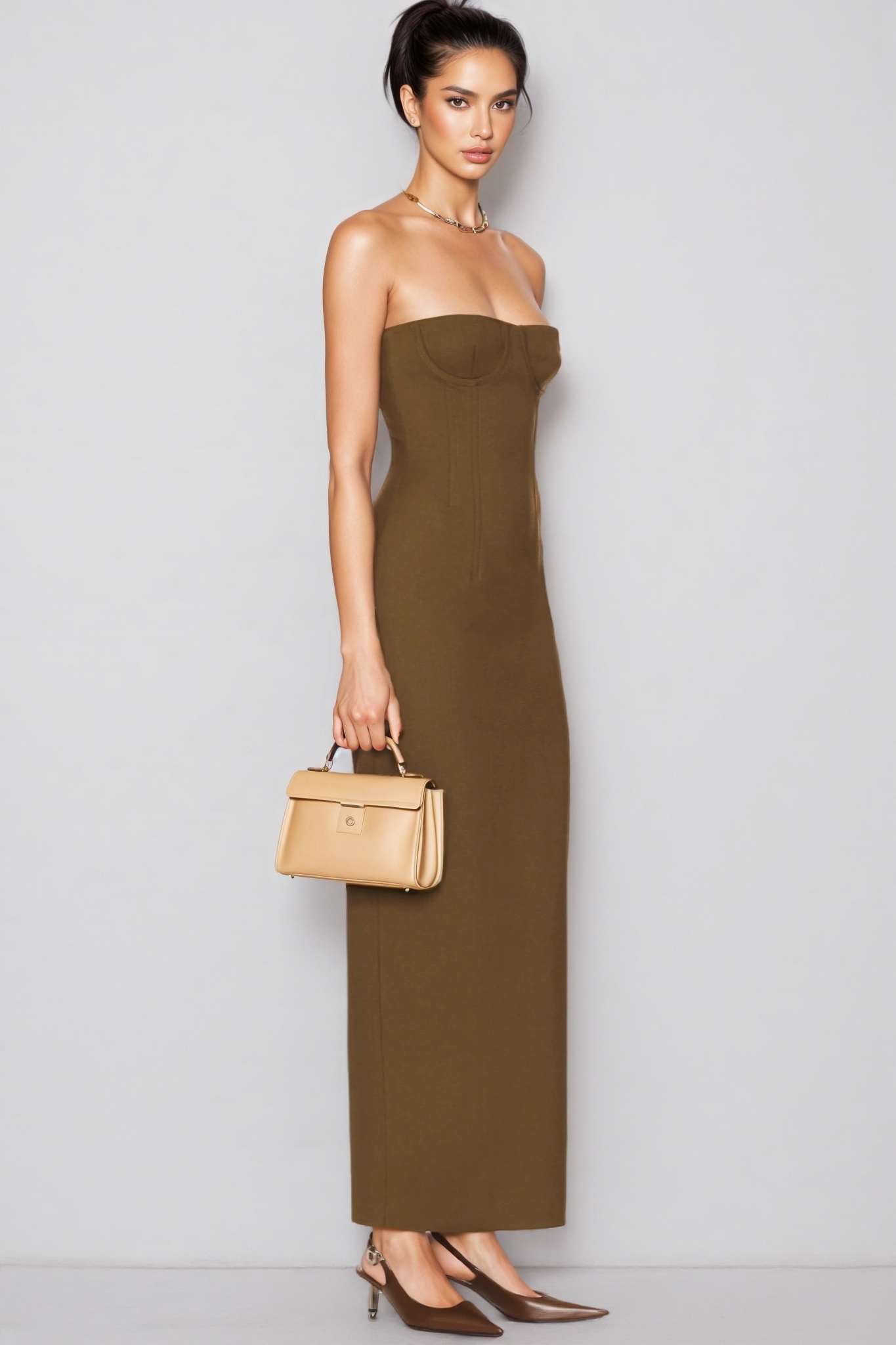 Celeste Sleeveless Backless Split Maxi Dress