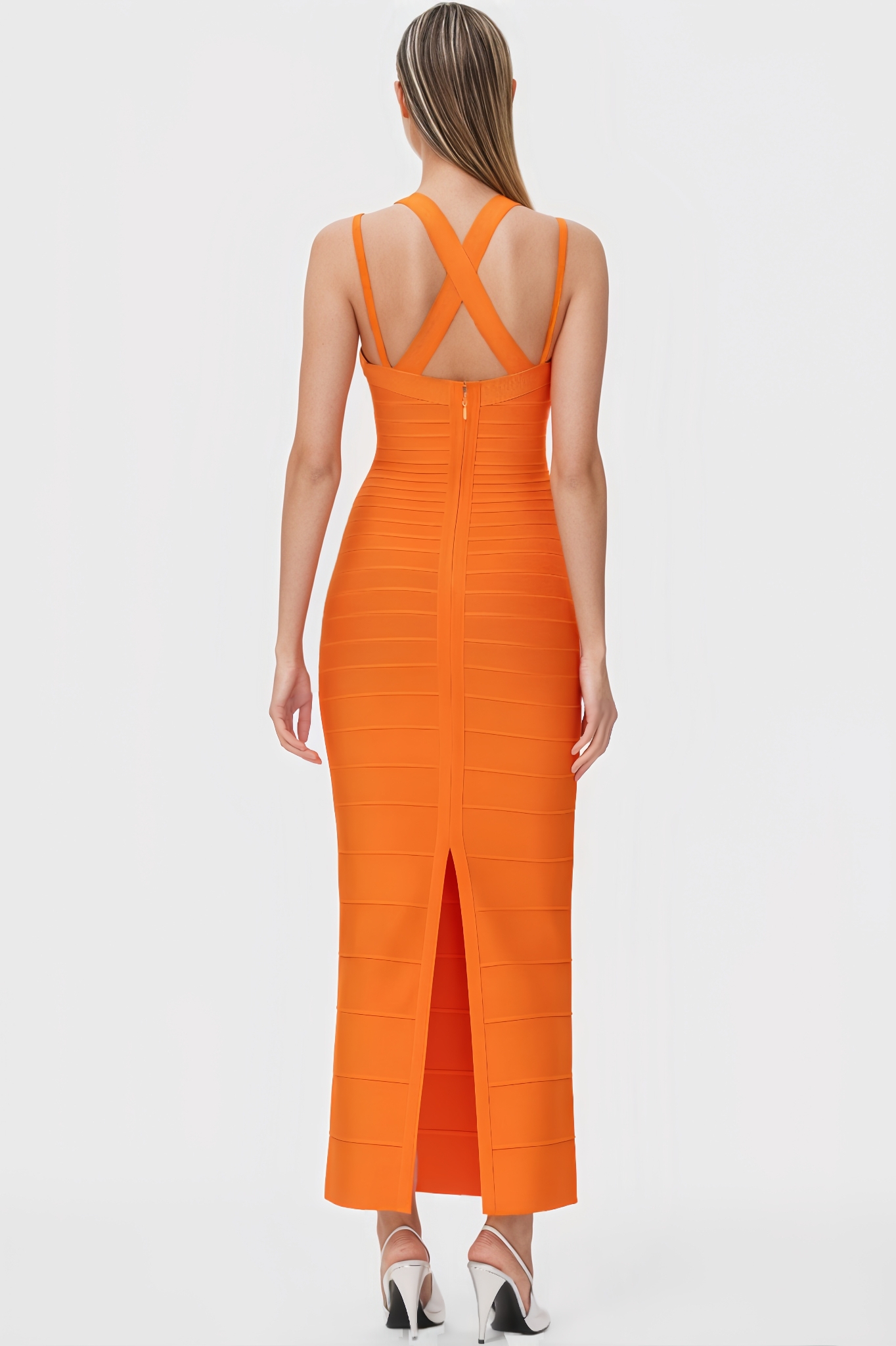 Eero Cross-Strap Bandage Maxi Dress