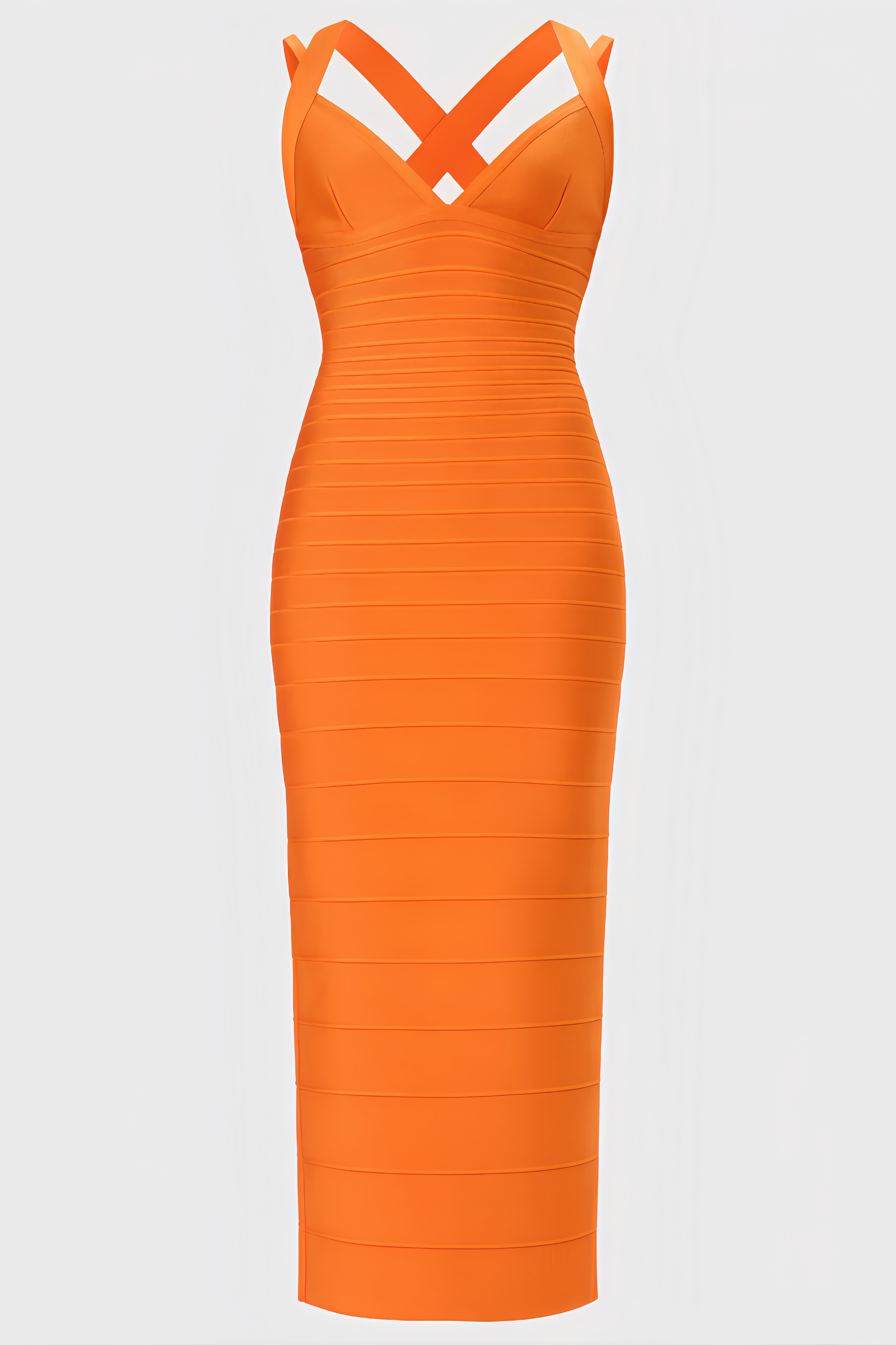 Eero Cross-Strap Bandage Maxi Dress