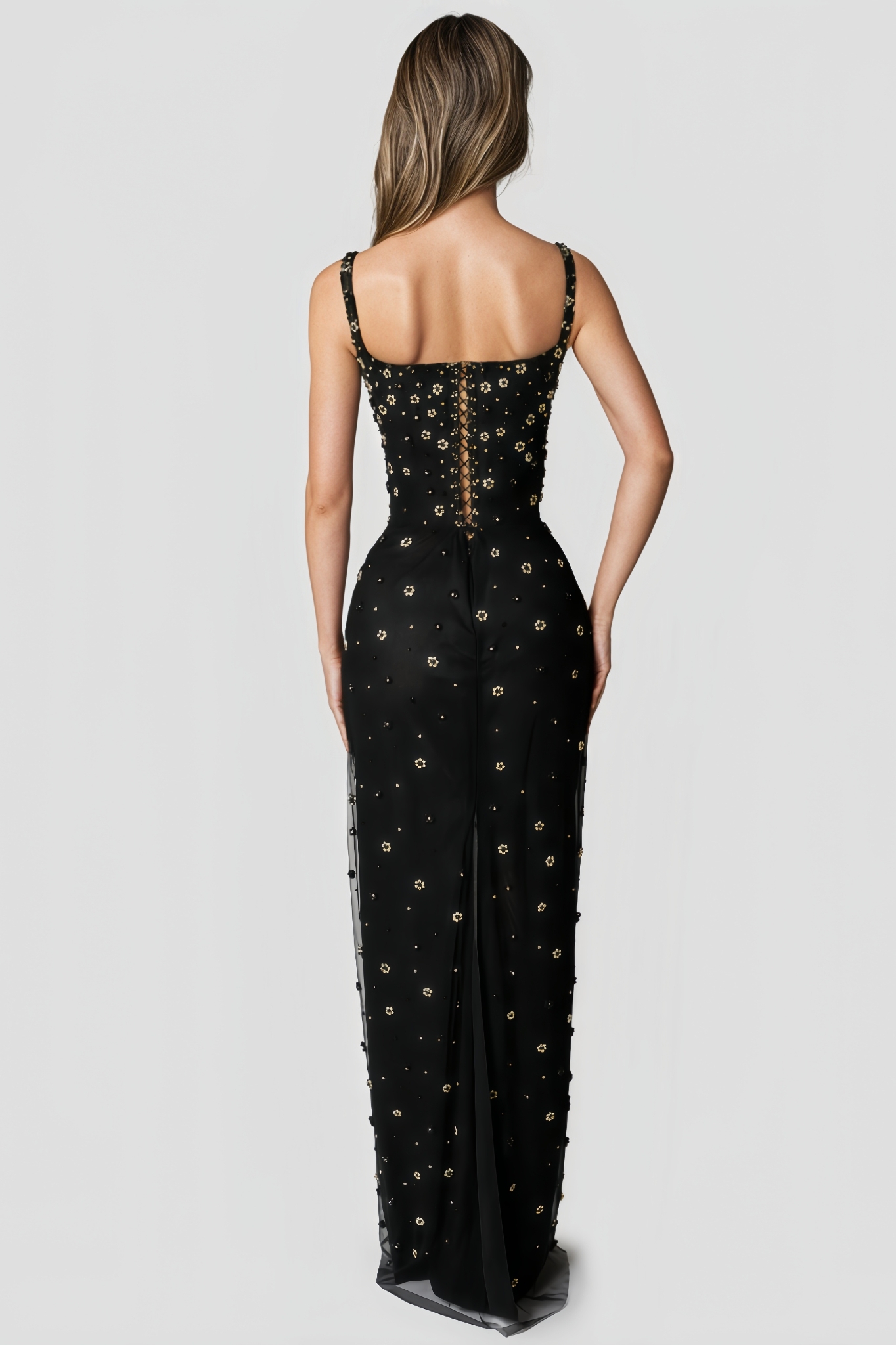 Vix Floral Embroidered Maxi Dress