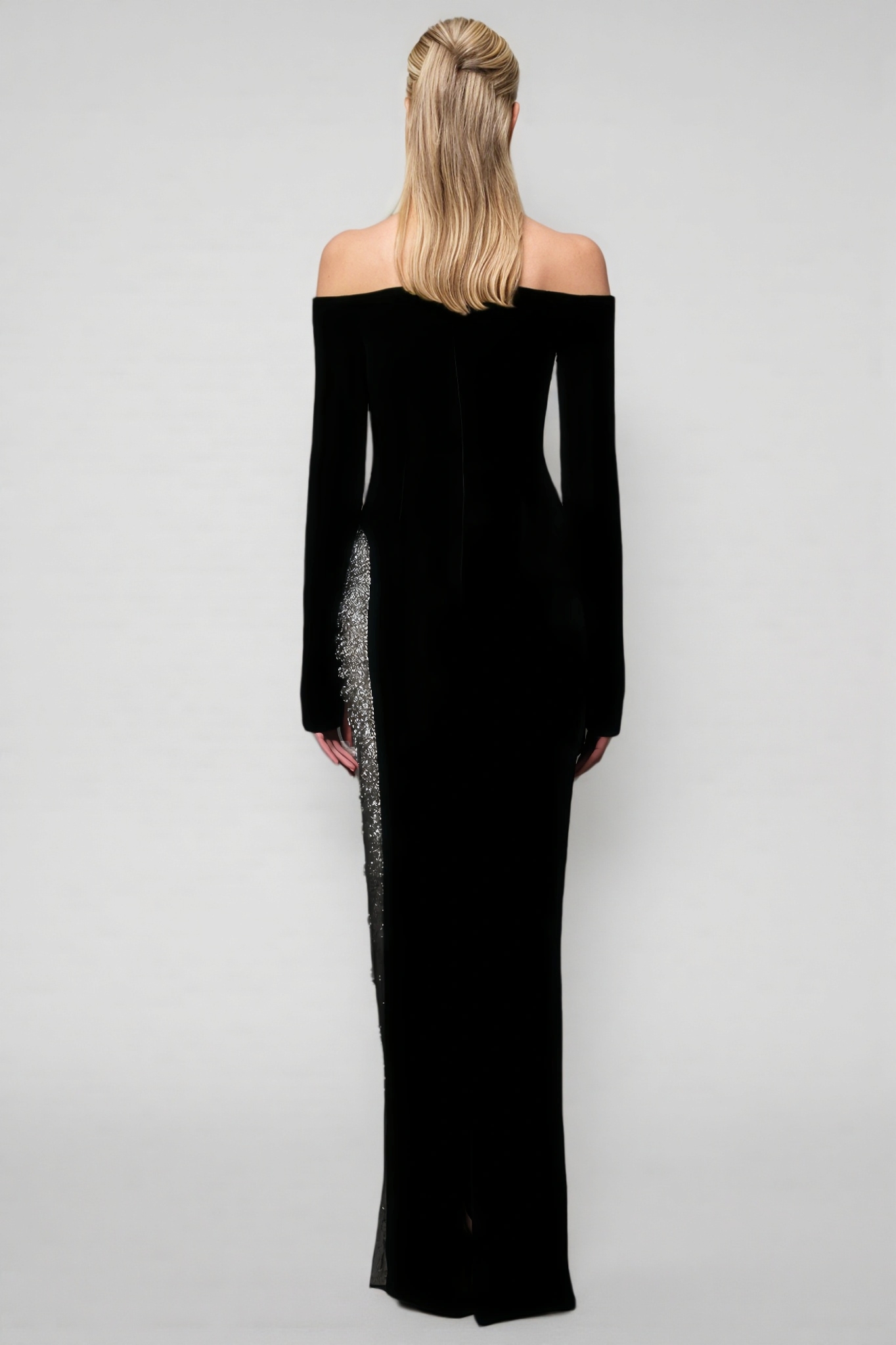 Ophelia Diamond-Embellished Maxi Dress