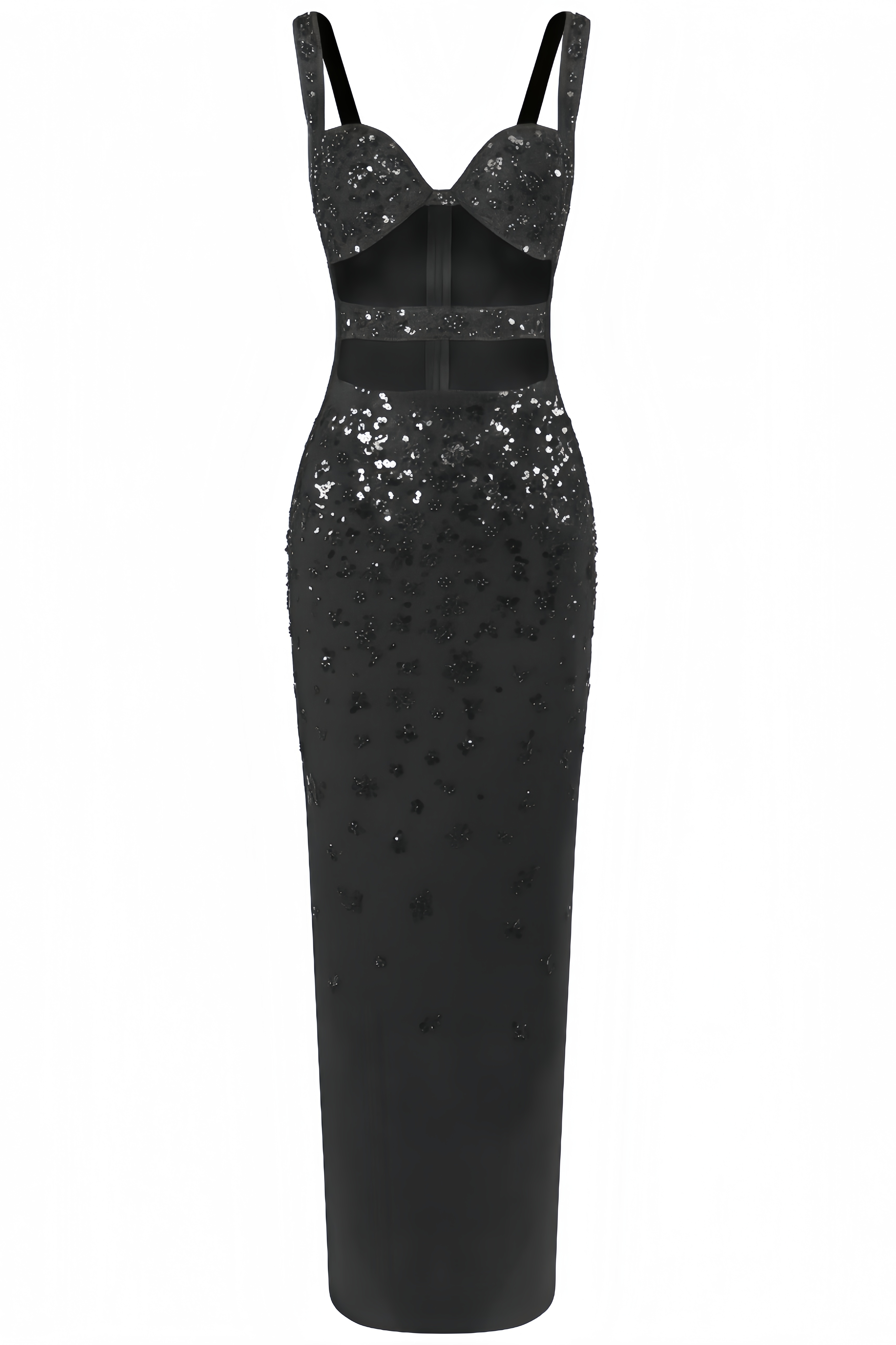 Milda Sequin Bandage Maxi Dress