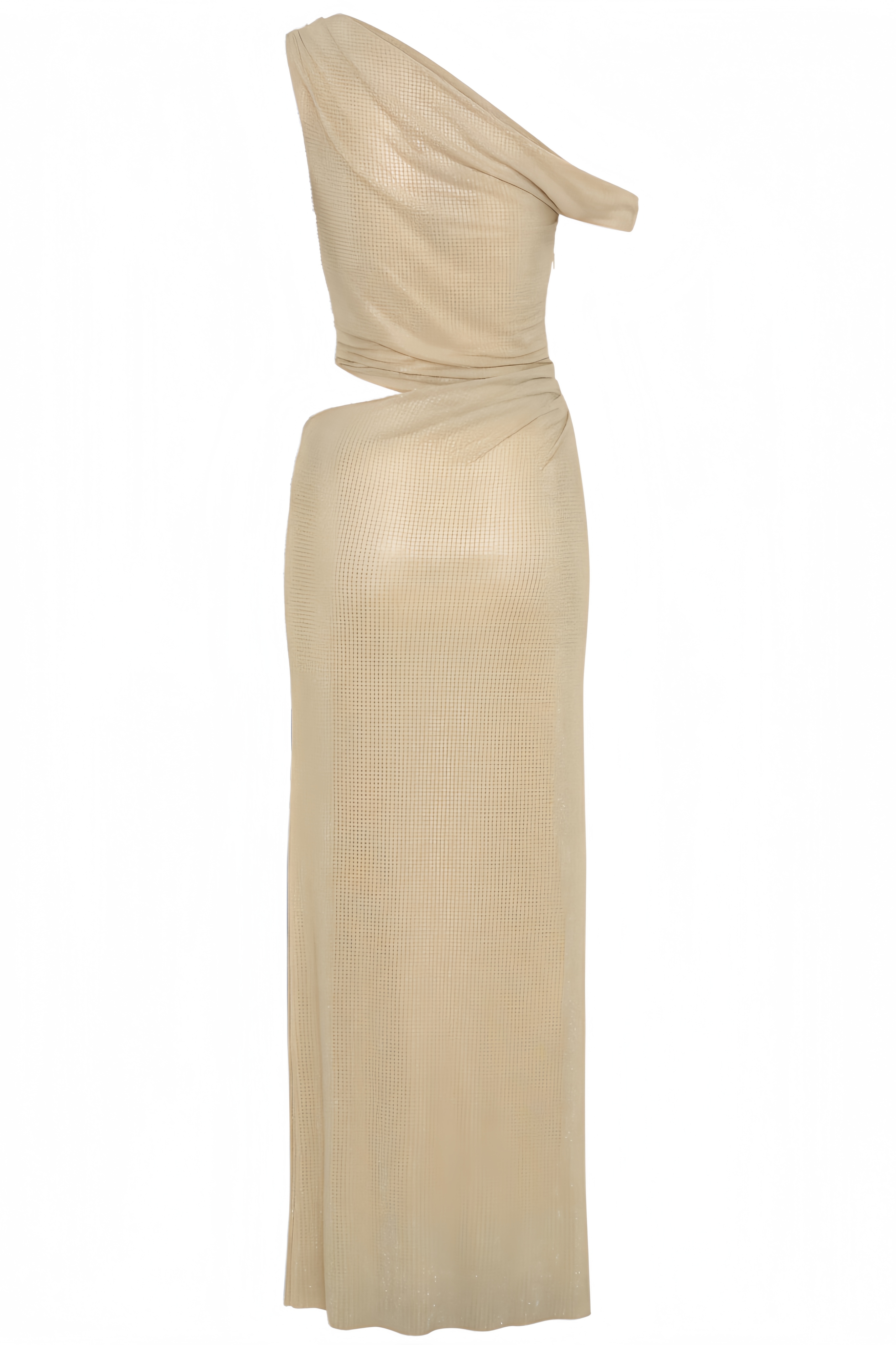 Xivek Diamante One Shoulder Maxi Dress