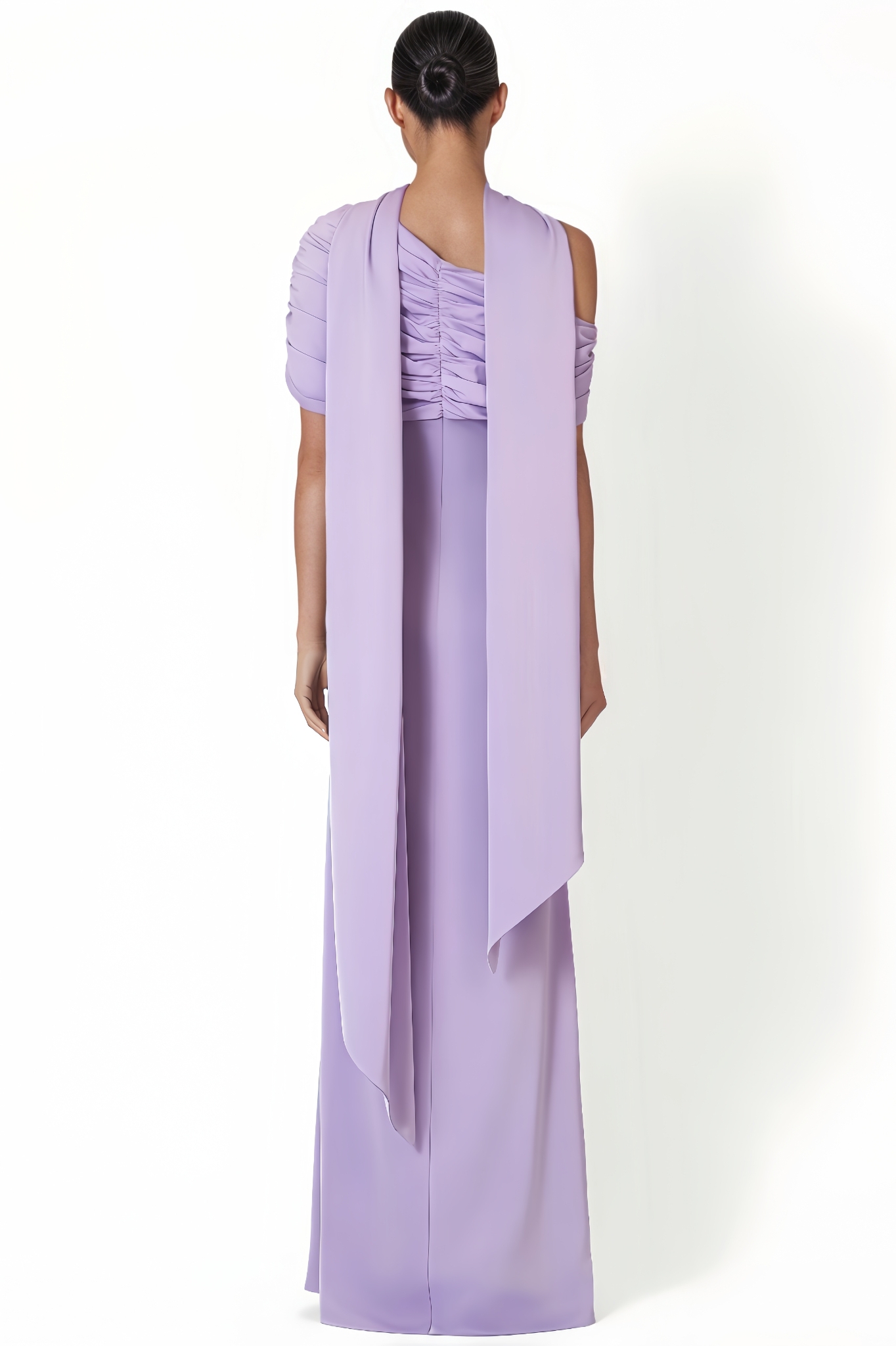 Eva Tailored Pleated Maxi Dress