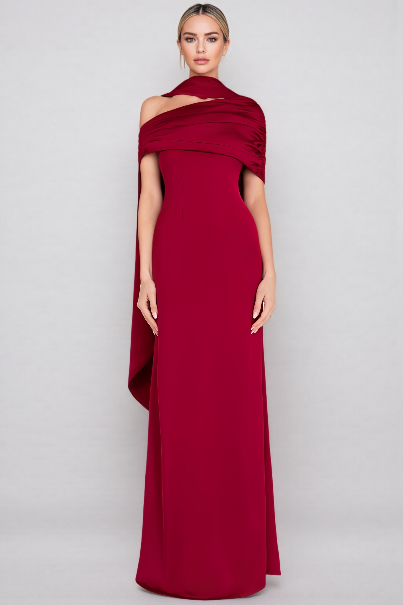 Josh Tailored Pleated Maxi Dress