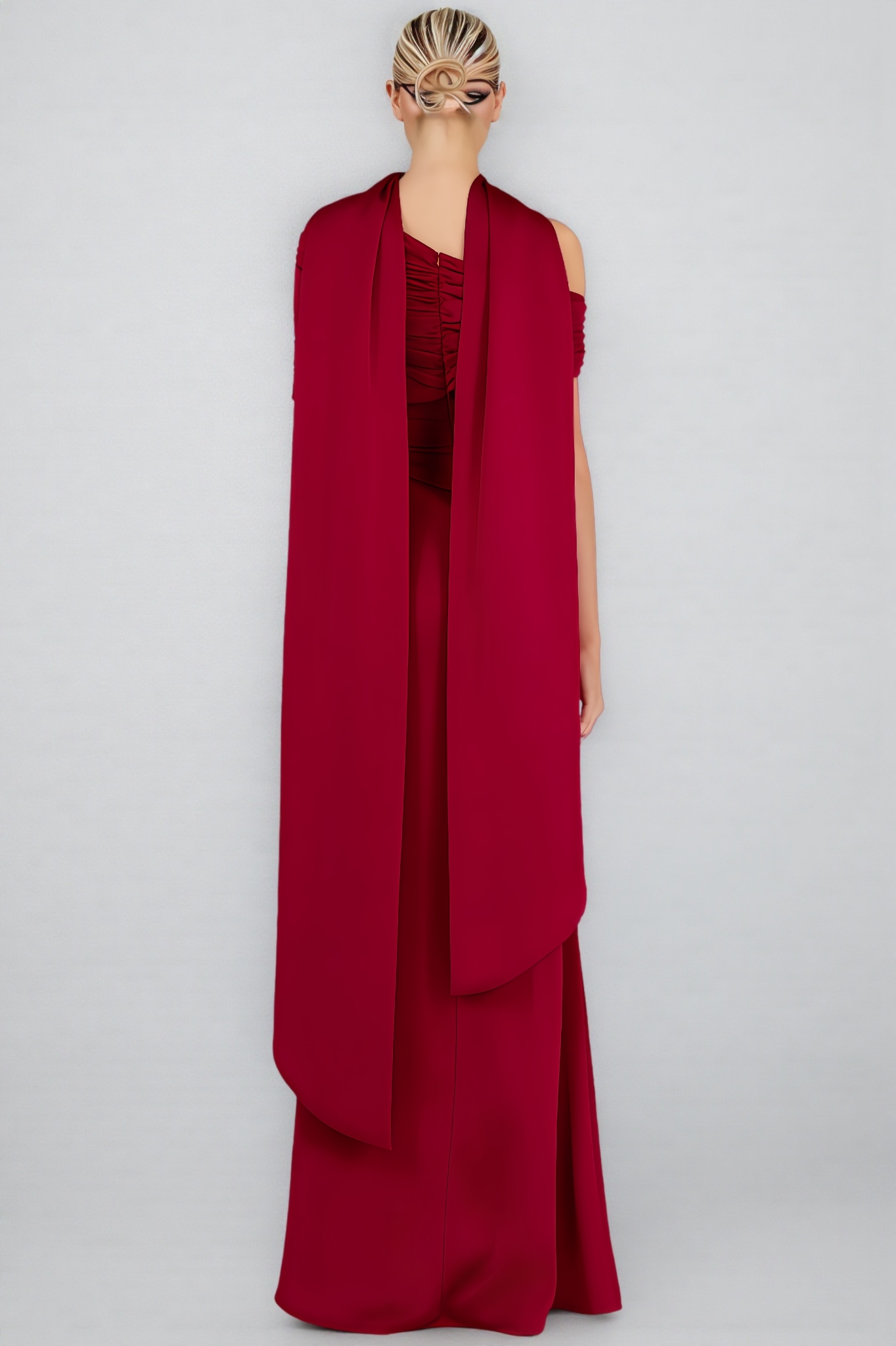 Josh Tailored Pleated Maxi Dress