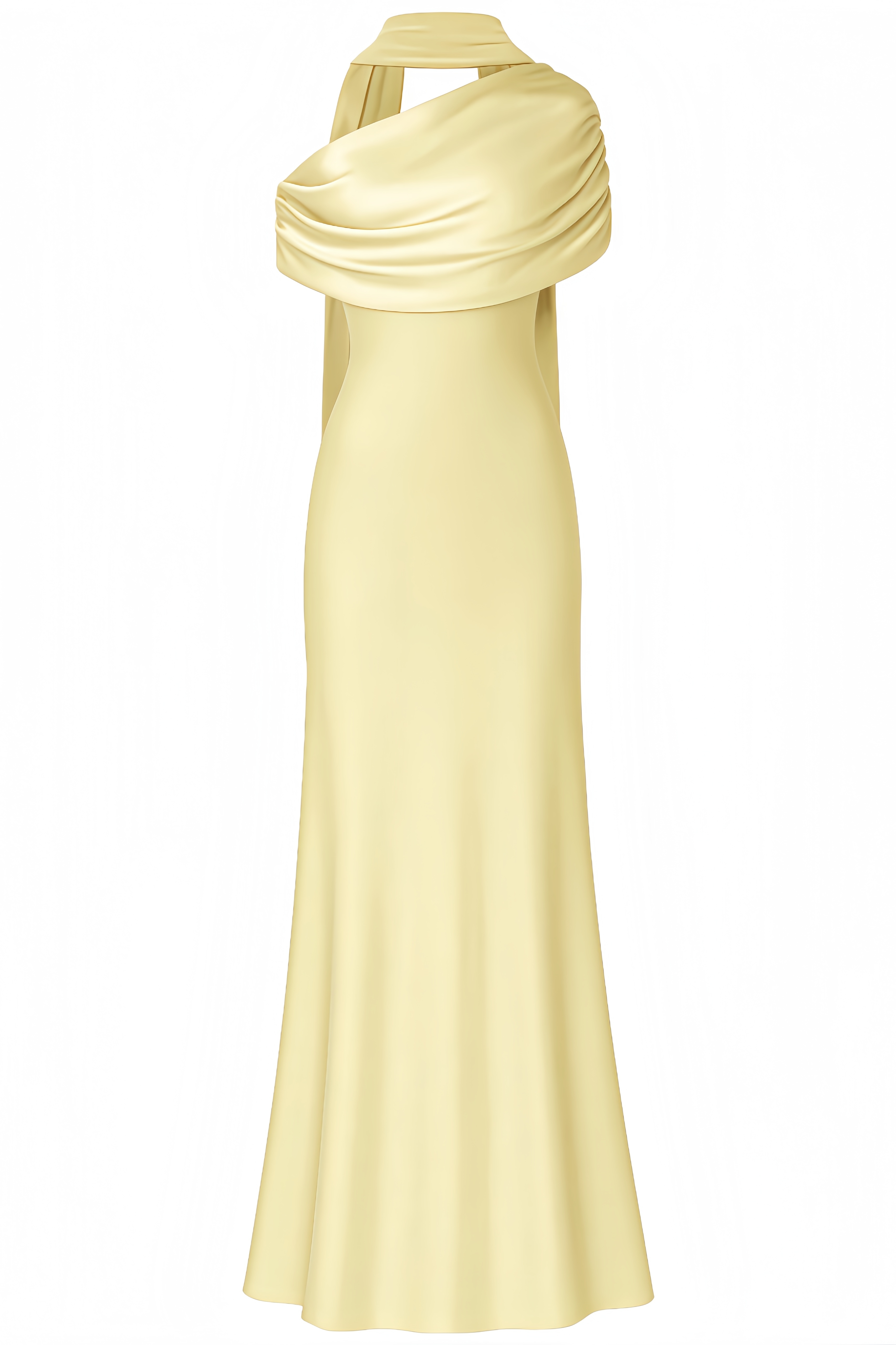 Sam Tailored Pleated Maxi Dress