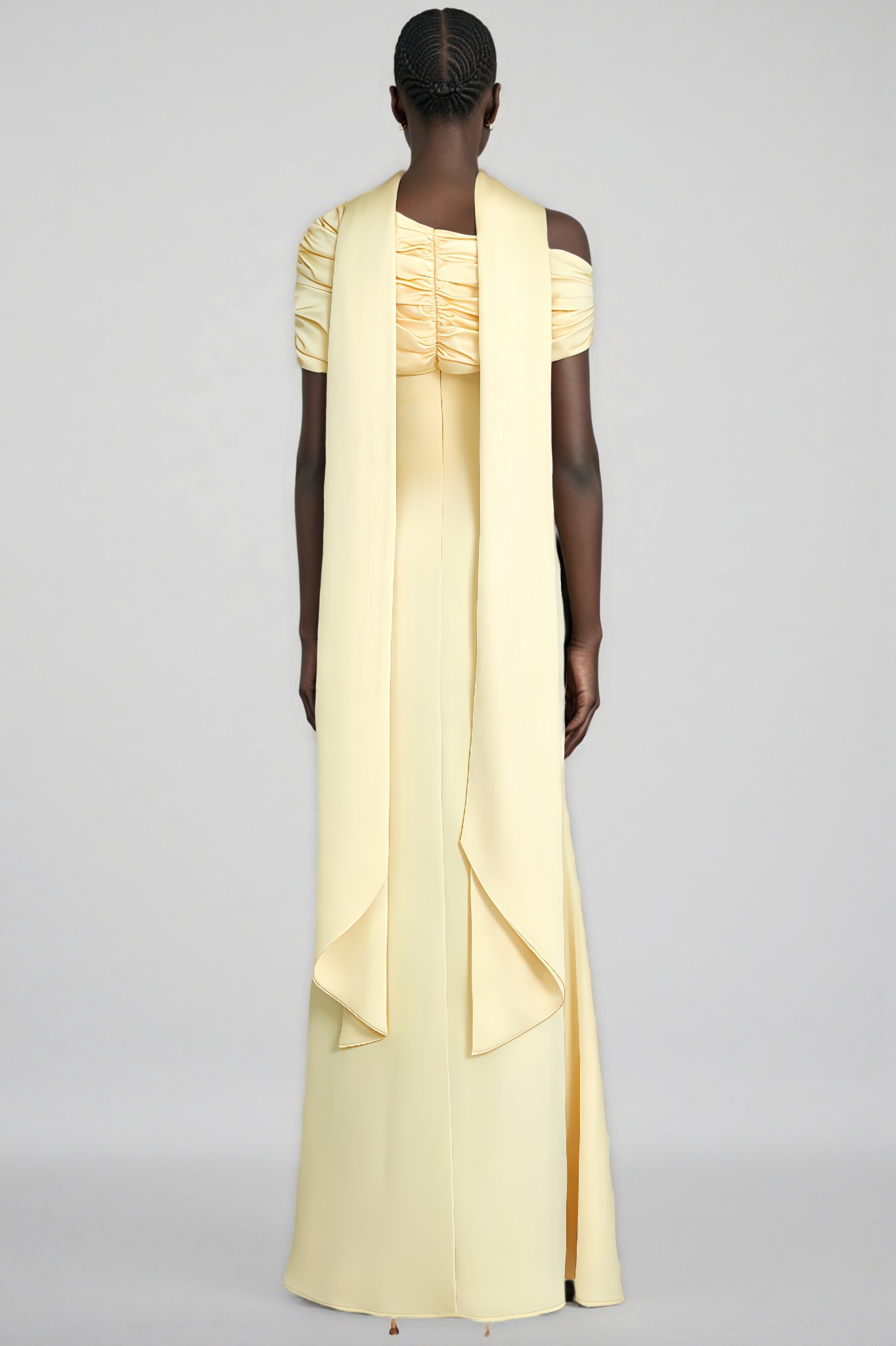 Sam Tailored Pleated Maxi Dress