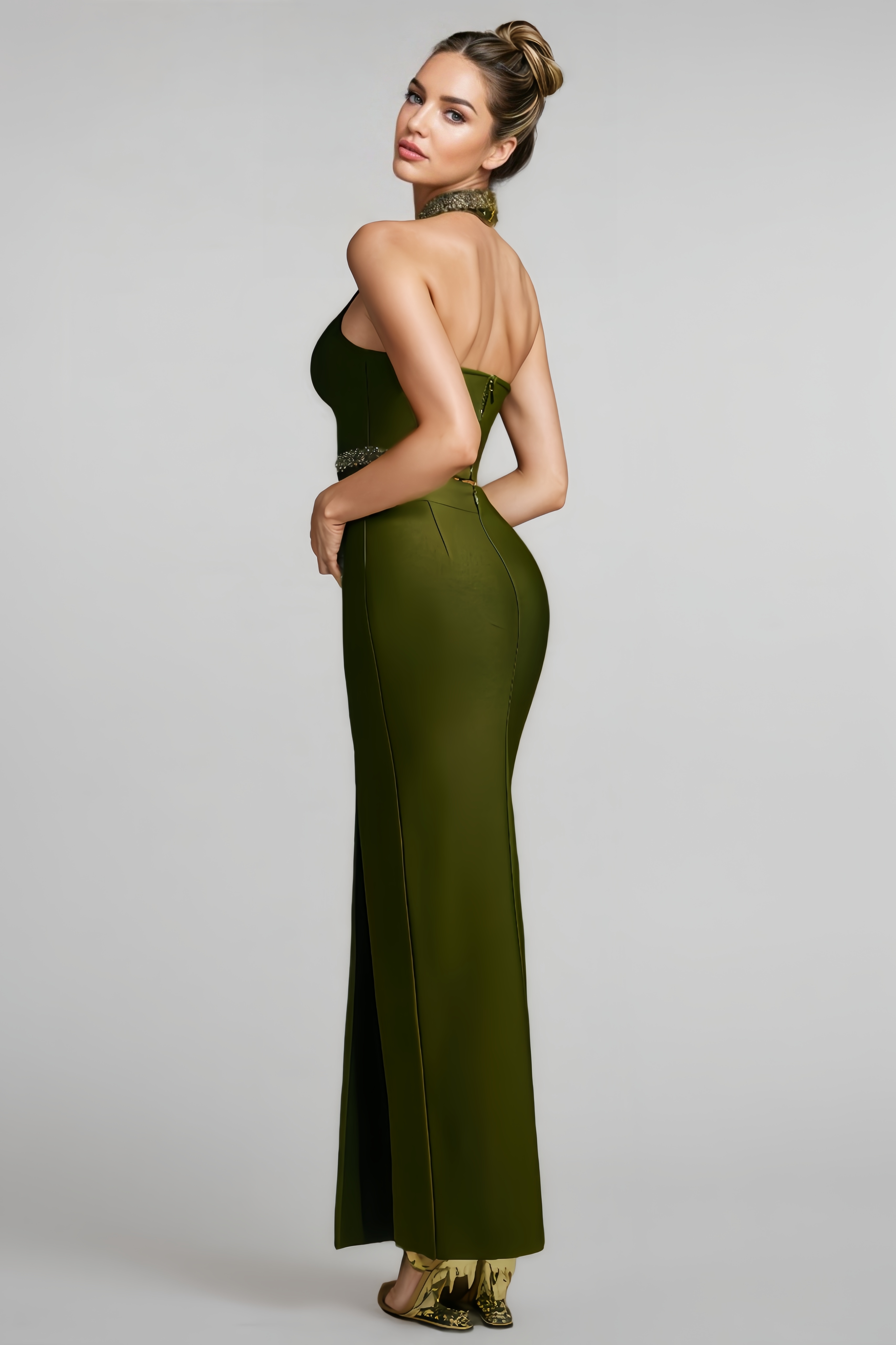 Vori Crystal Bandage Dress Set