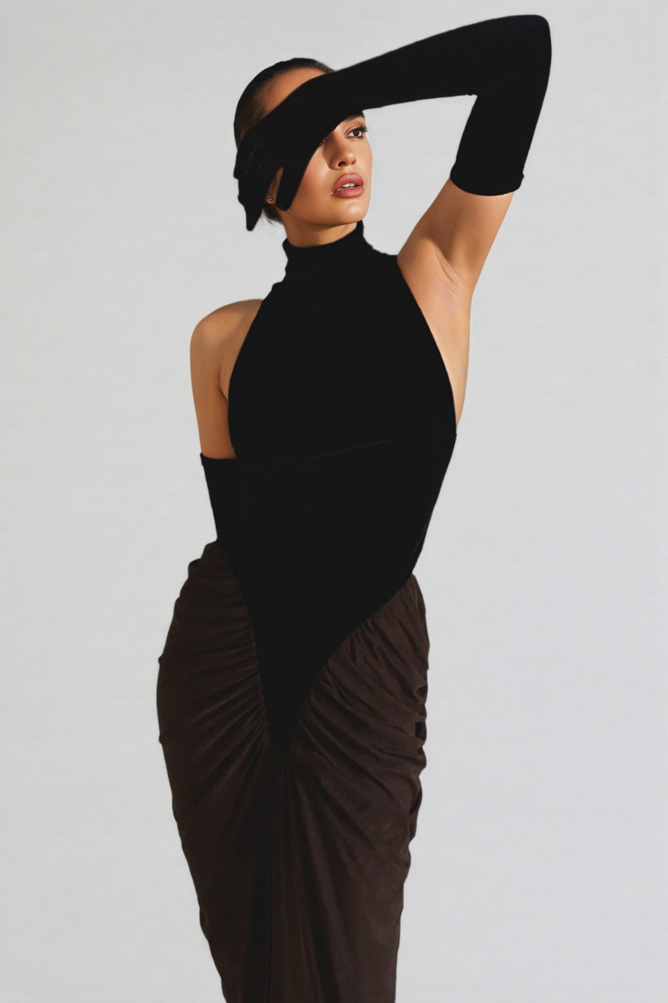 Faithan High Neck Sleeveless Maxi Dress