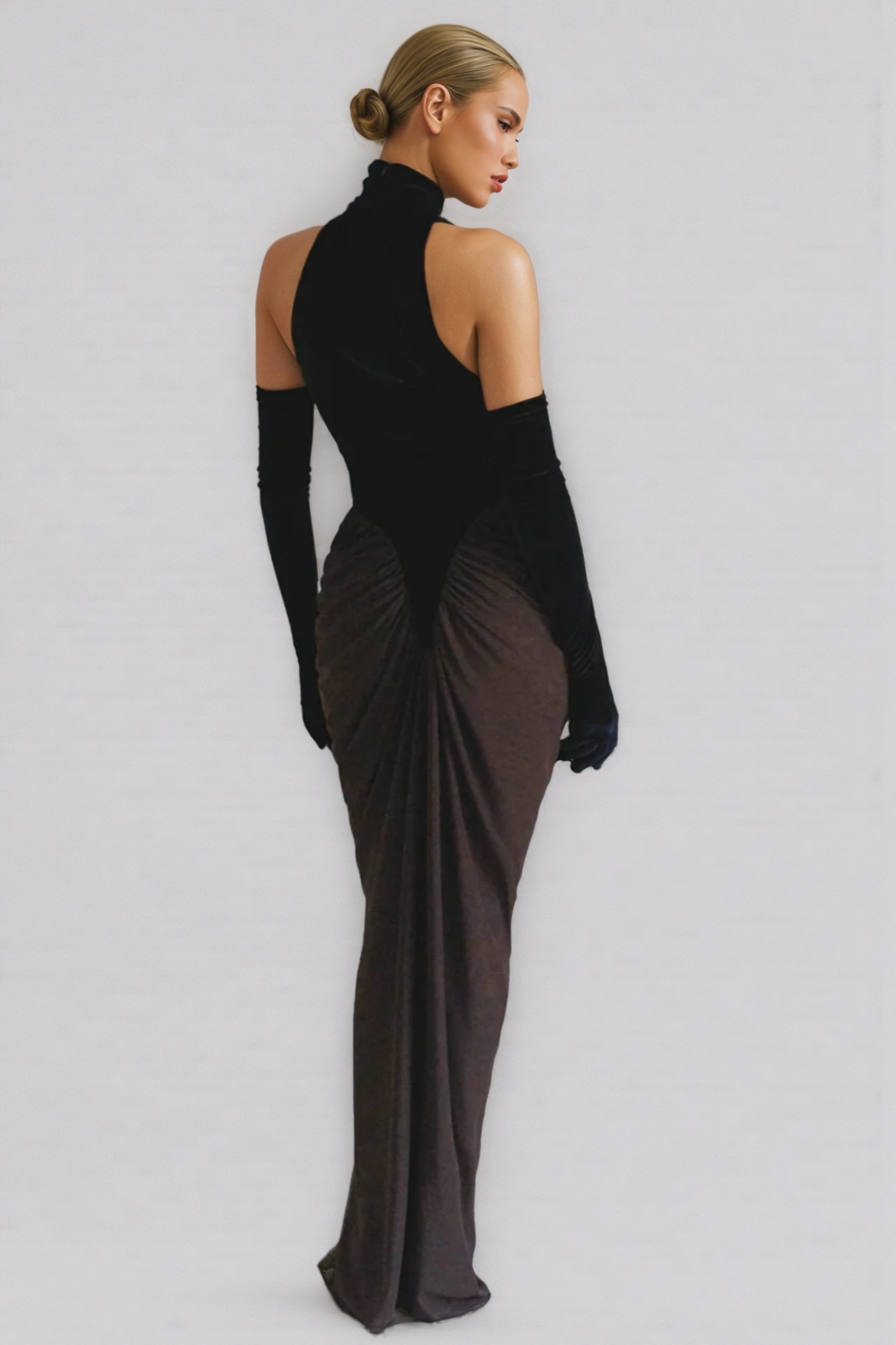 Faithan High Neck Sleeveless Maxi Dress