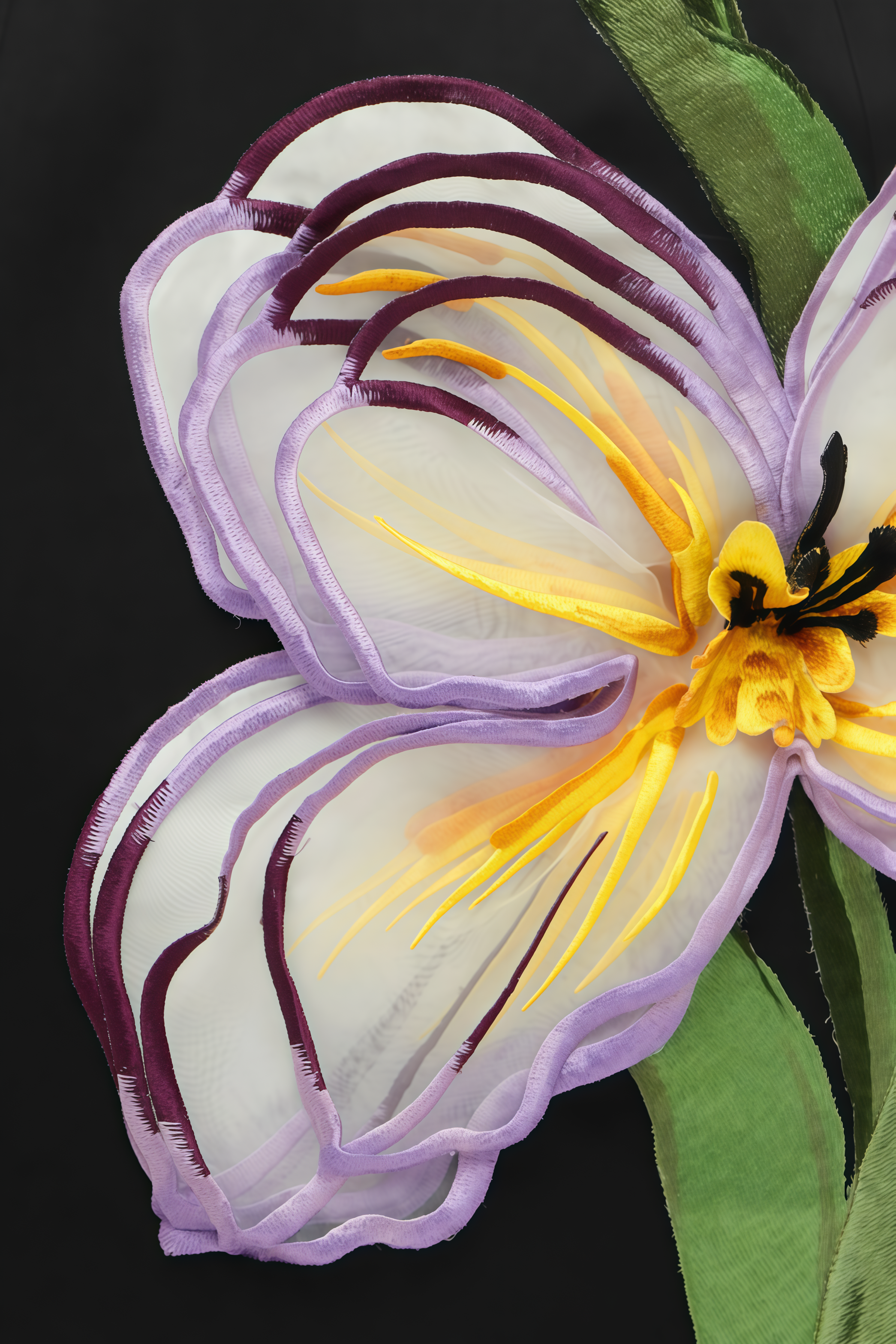 Fennl Black Floral Bustier Mini Dress