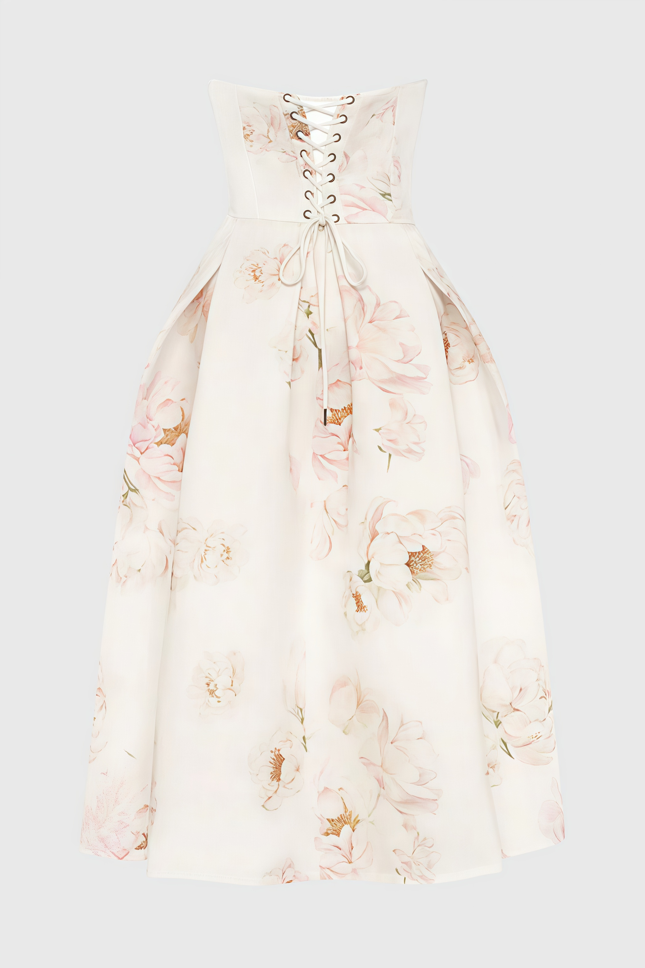 Jerra Peony Corset Midi Dress