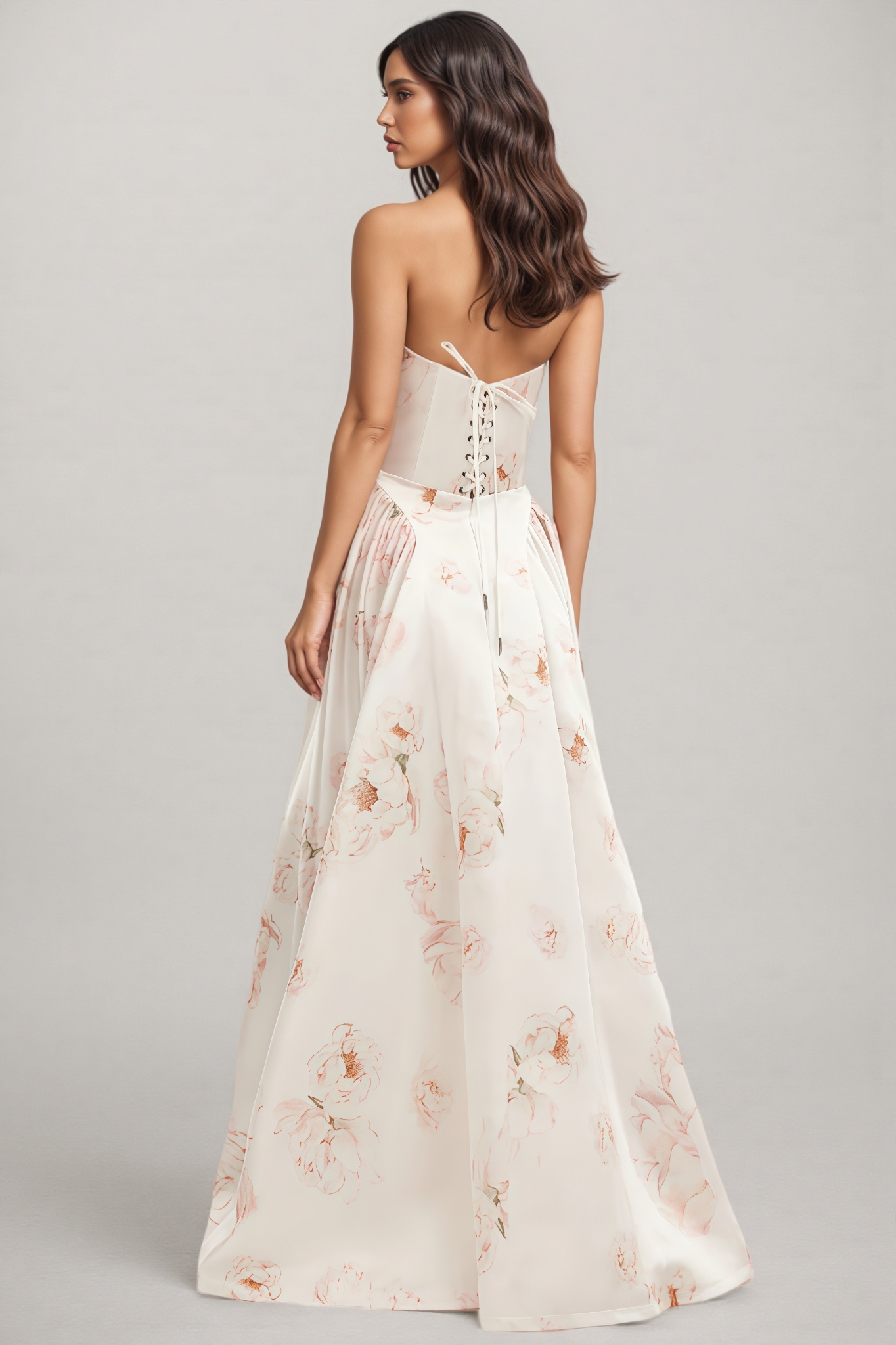 Galia Pink Peony Maxi Dress