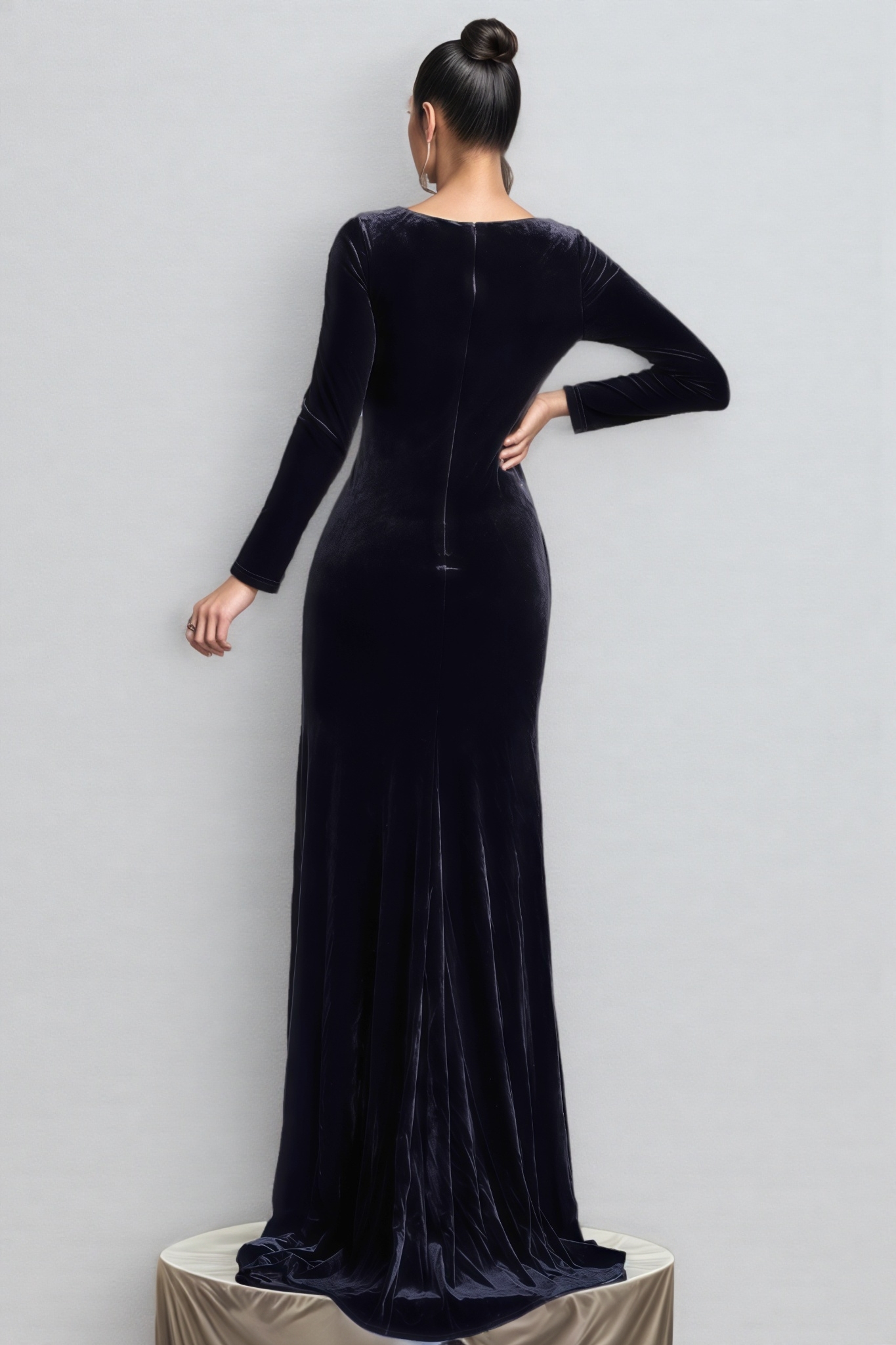 Enya V-Neck Split Maxi Dress