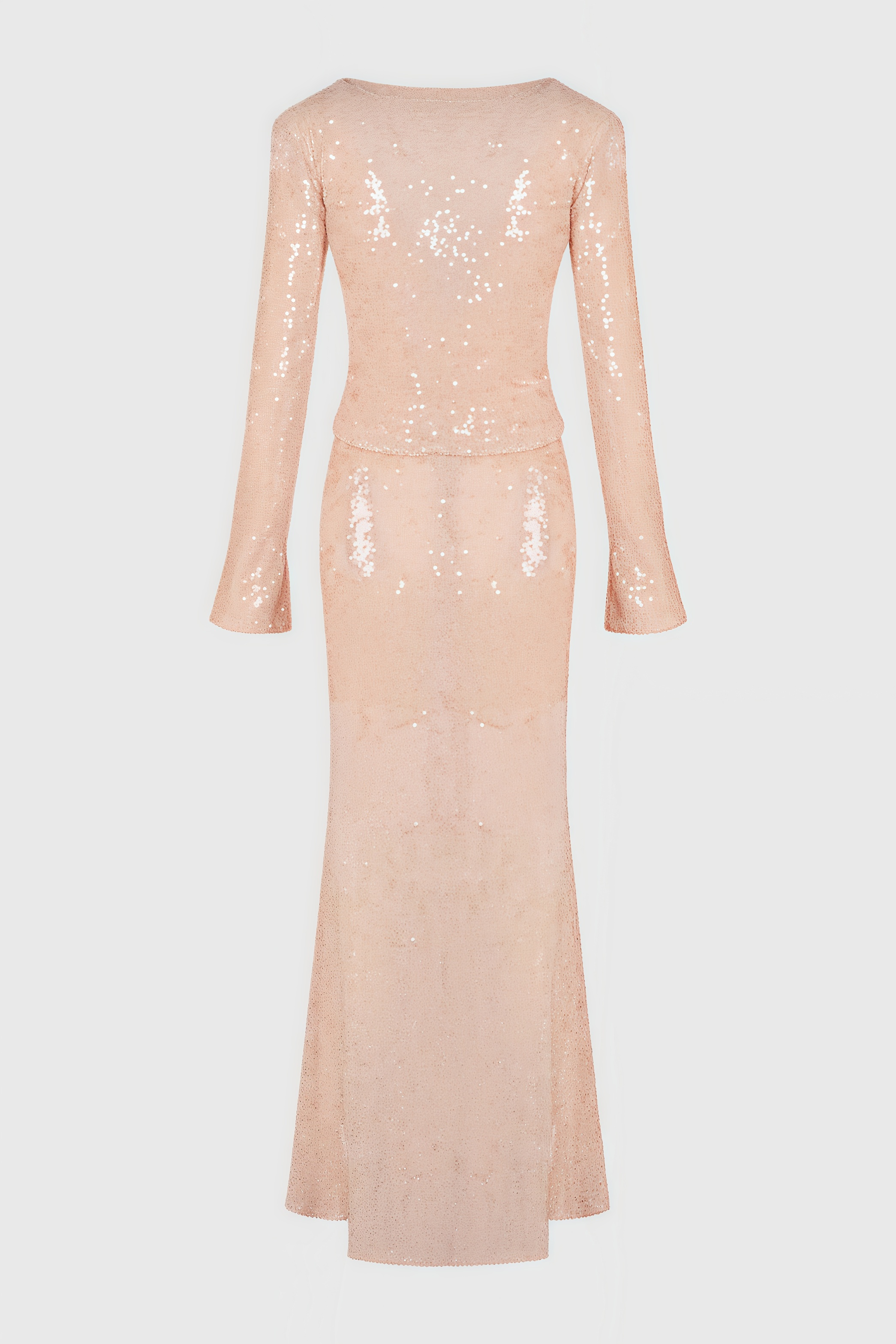 Jacksda Sequined Fishtail Maxi Dress Set