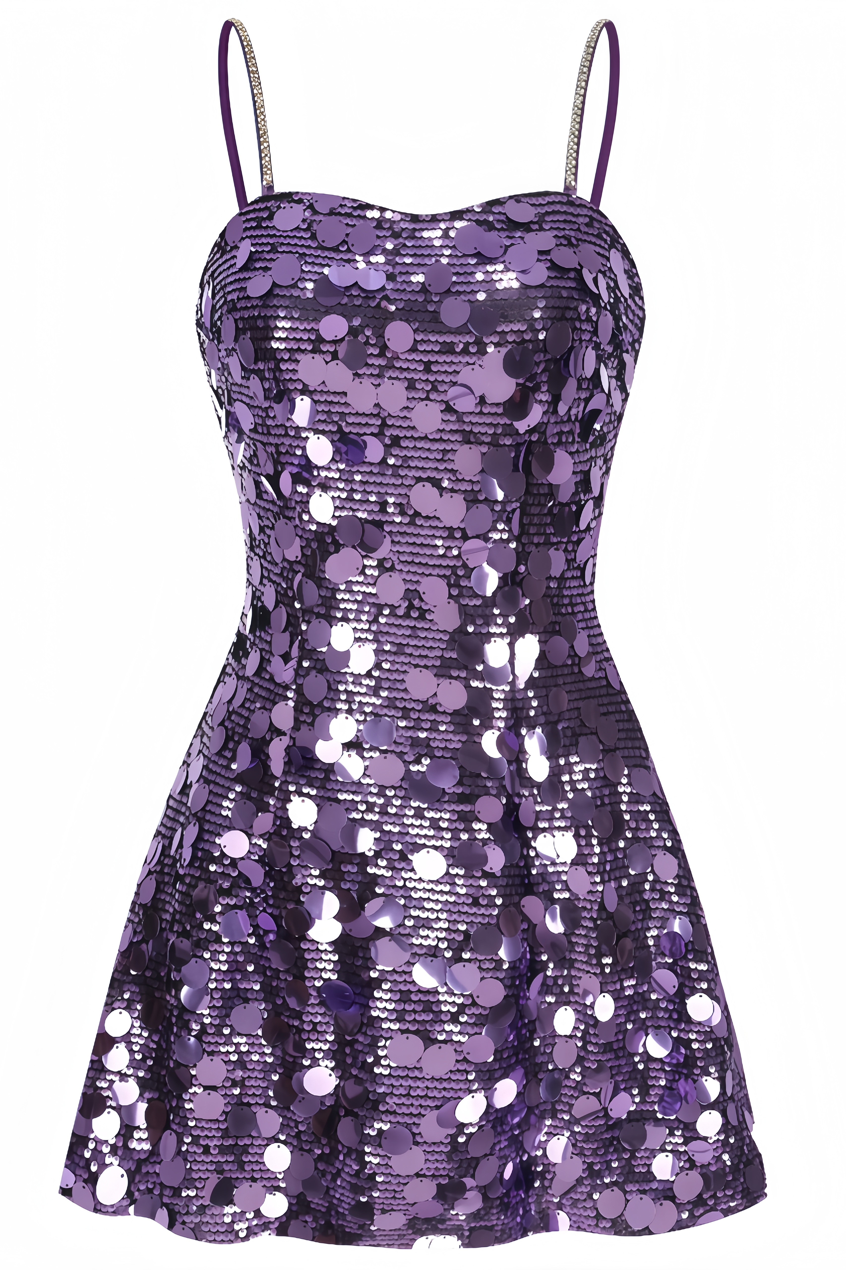Kealt Sequin Halter Mini Dress