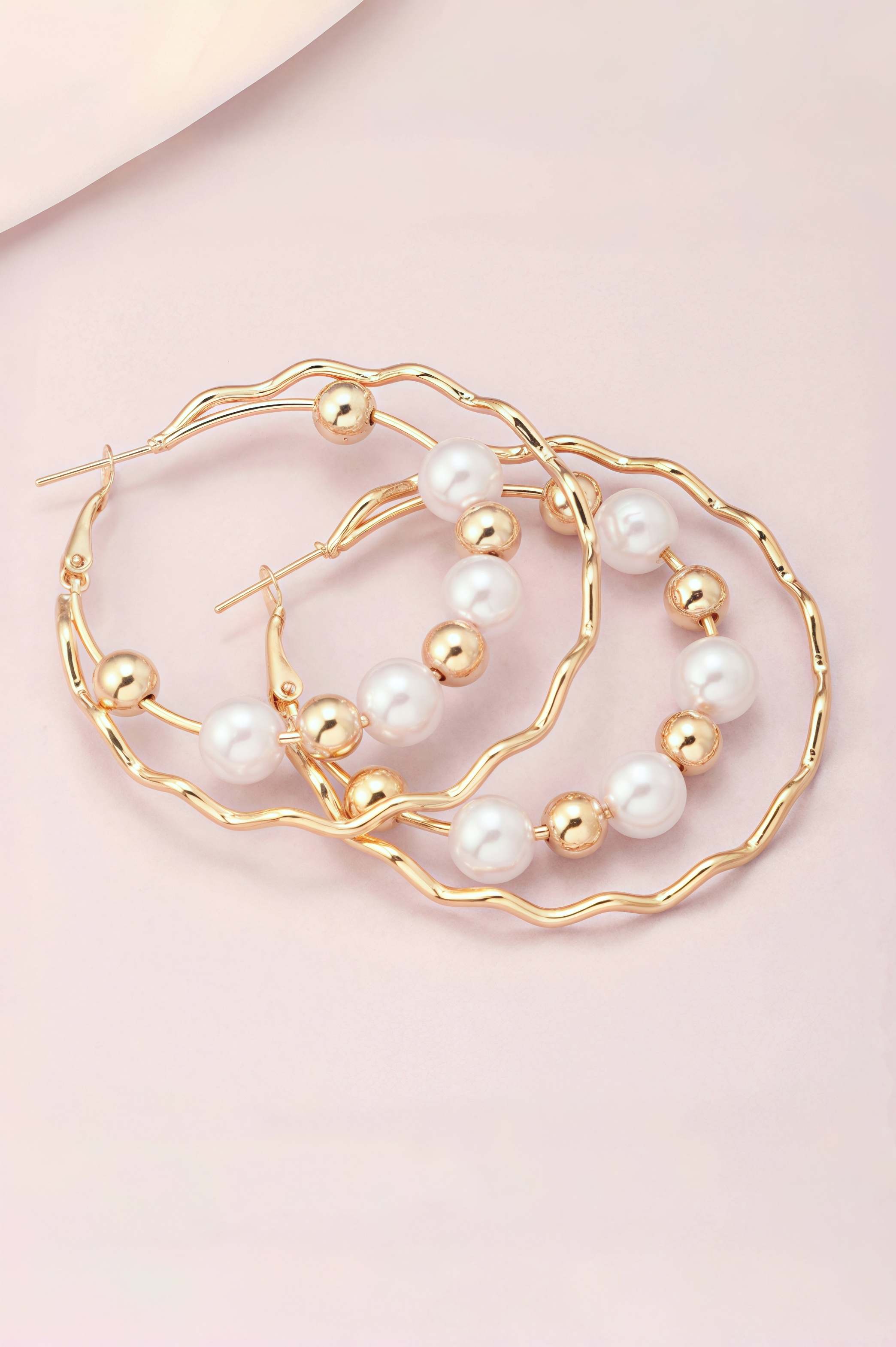 Roderick Geometric Pearl Earrings